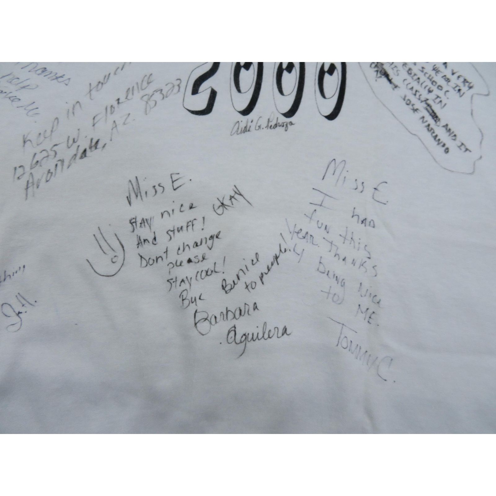 Hanes Gonna Do 2000 Class of 1996 High School Signatures Shirt XL Size US XL / EU 56 / 4 - 7 Thumbnail
