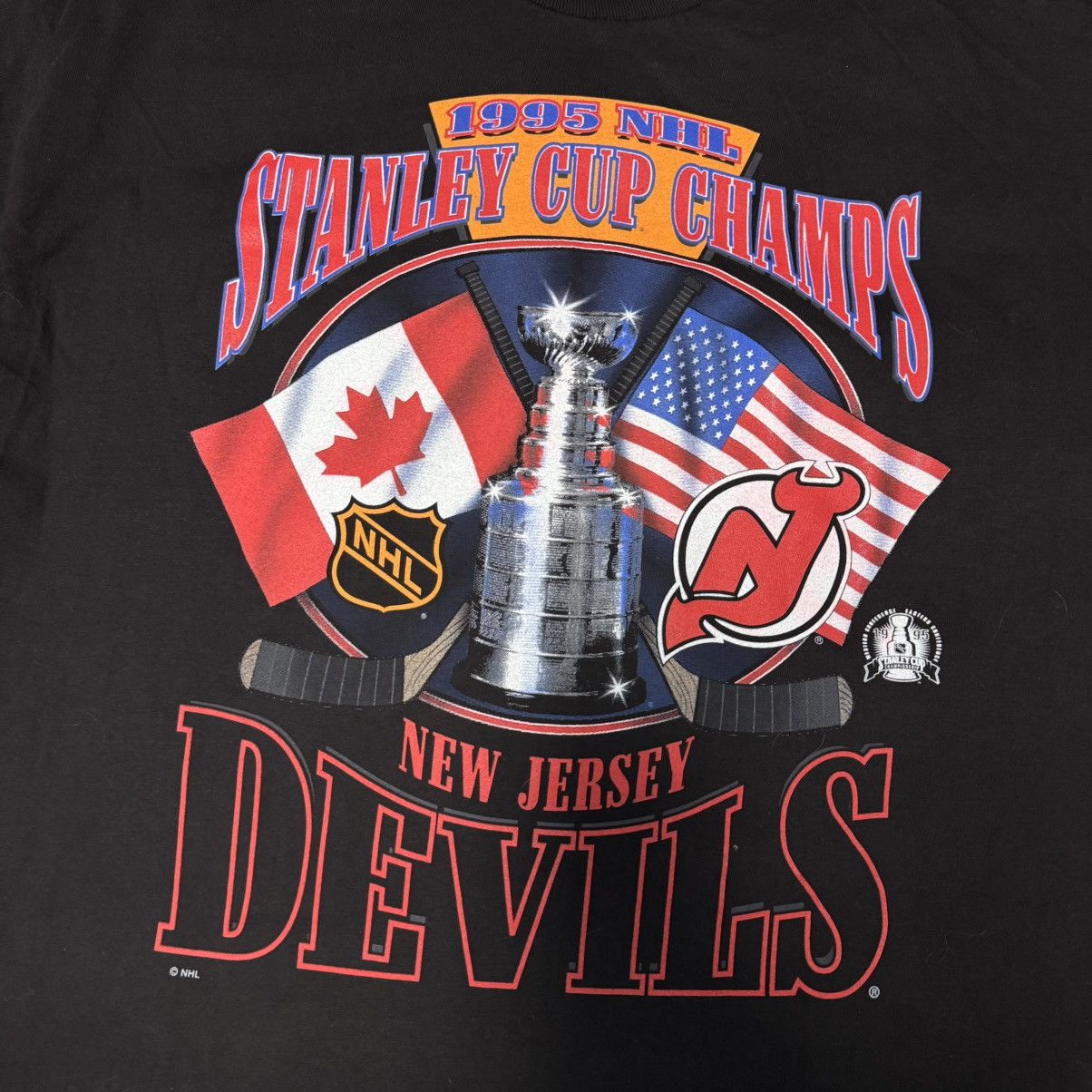 Starter Vintage 1995 Starter New Jersey Devils Stanley Cup Champions Size US XL / EU 56 / 4 - 2 Thumbnail