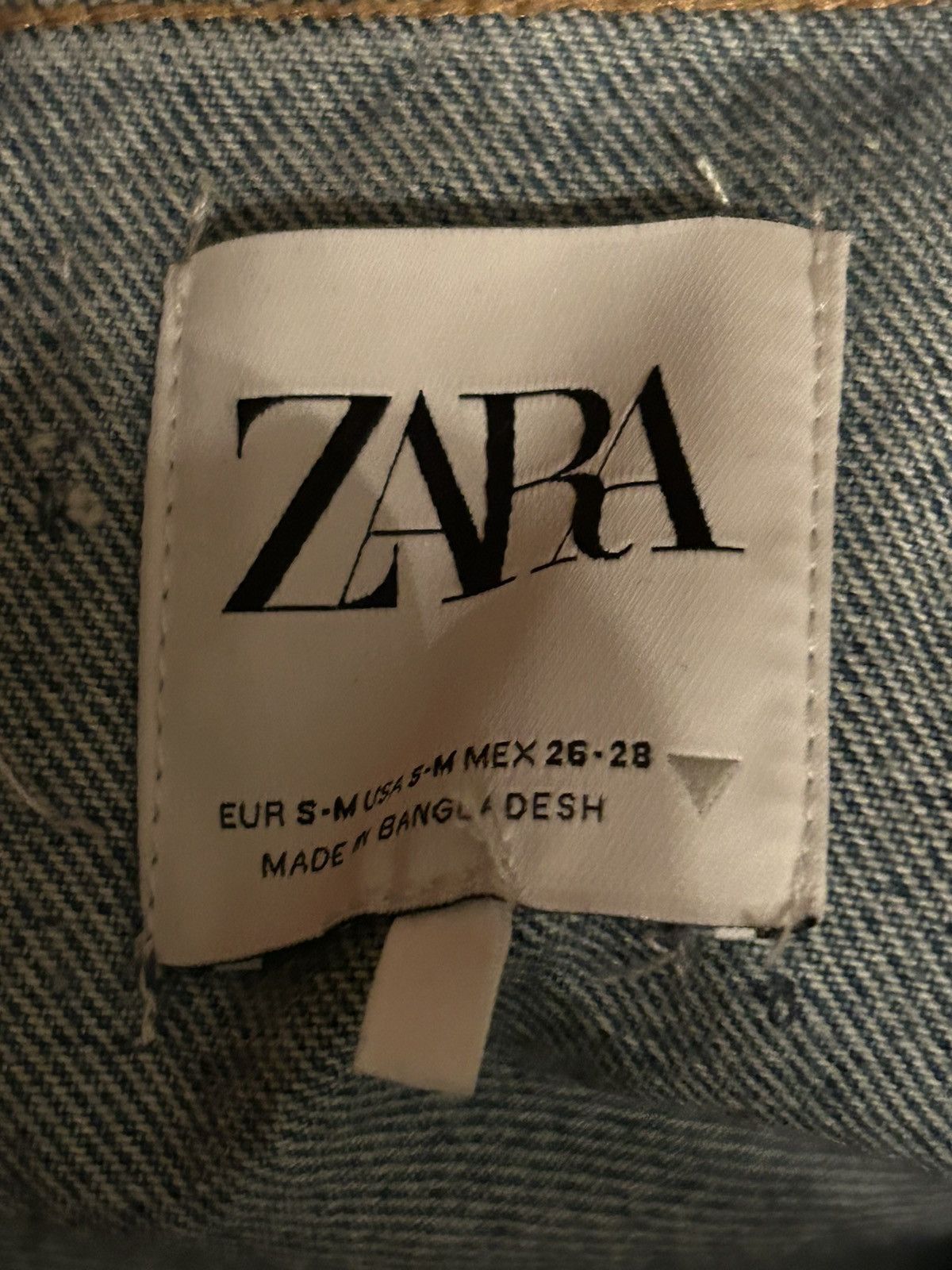 Zara Zara unisex denim jacket size S-M Size US M / EU 48-50 / 2 - 7 Thumbnail
