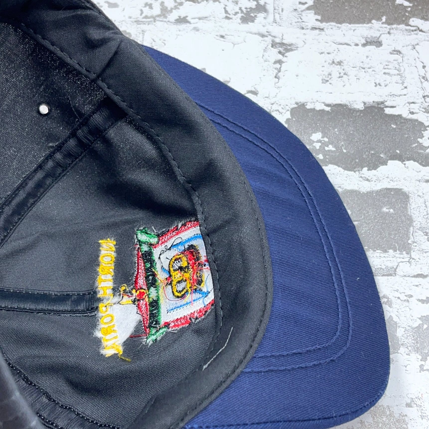 Vintage VINTAGE Park Avenue Trucker Hat Cap SnapBack Patch Farm 80s 90s USA Made Black Men One Size Adjustable Size ONE SIZE - 5 Thumbnail