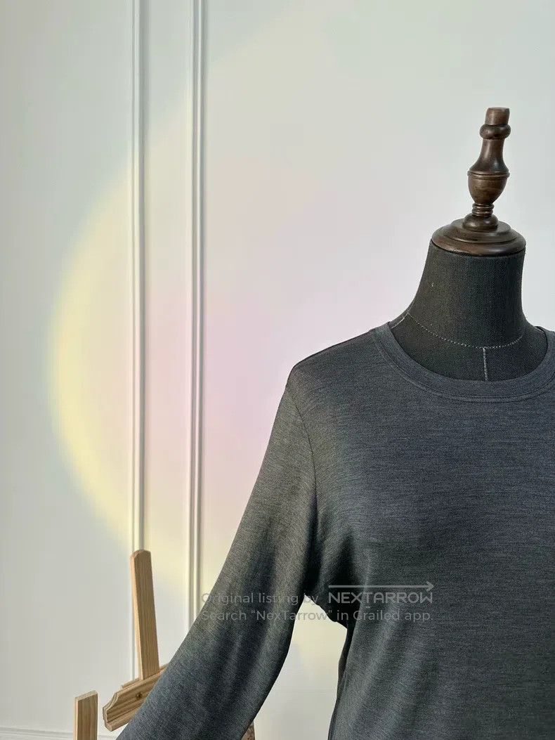 Hermes Hermes 100% Silk Cashmere Blend Ribbed Knit Longline Camis Size S / US 4 / IT 40 - 6 Thumbnail