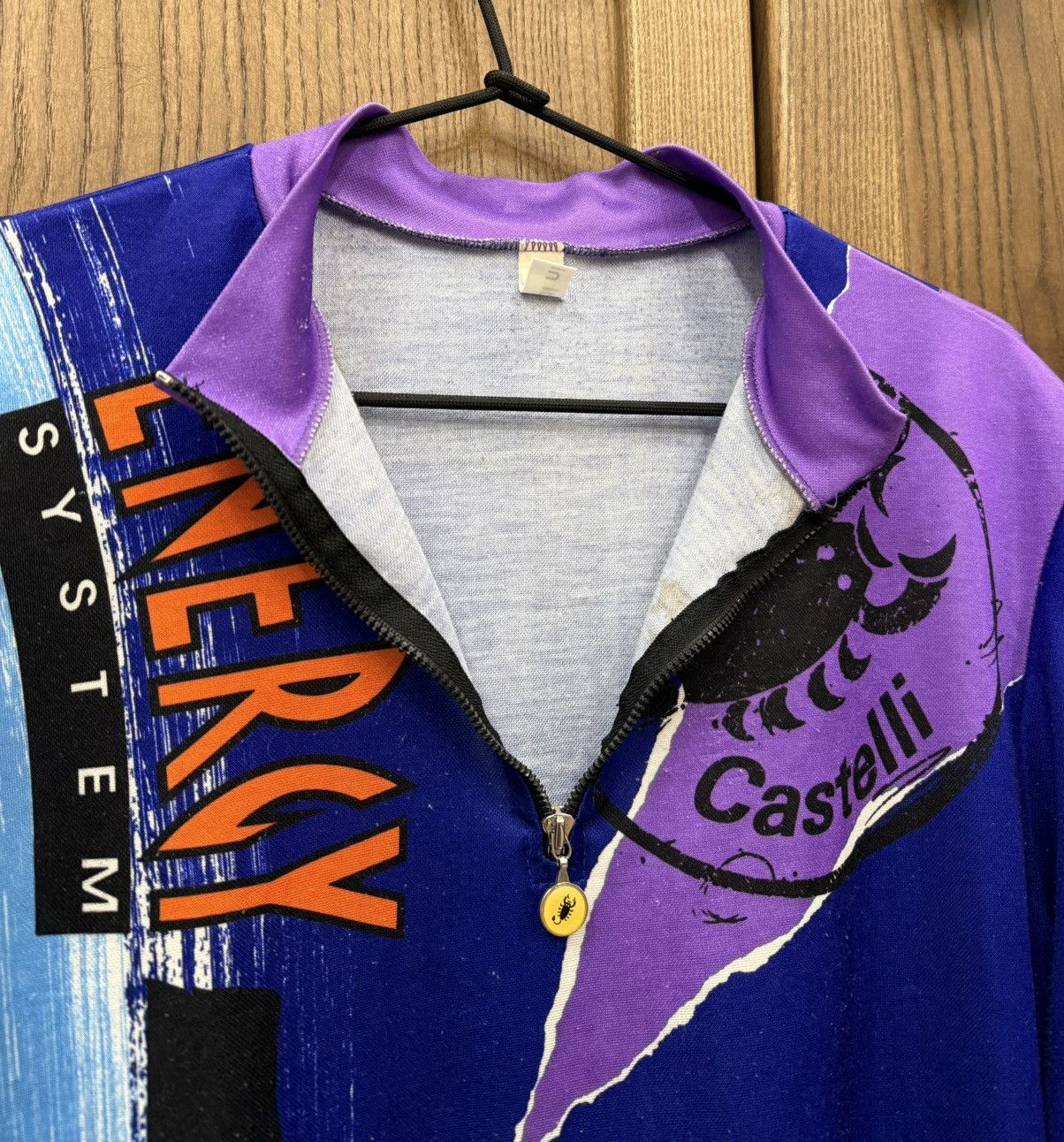 Vintage Vintage Castelli Energy System Cycling Biker Jersey Size US XXL / EU 58 / 5 - 6 Thumbnail