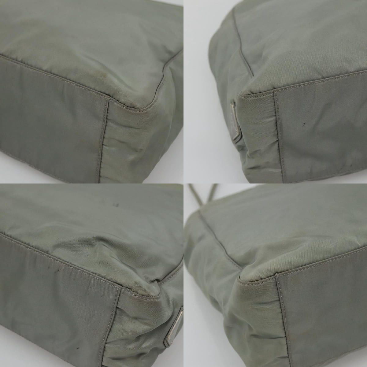 Prada PRADA Tote Bag Nylon Khaki Silver Size ONE SIZE - 10 Thumbnail