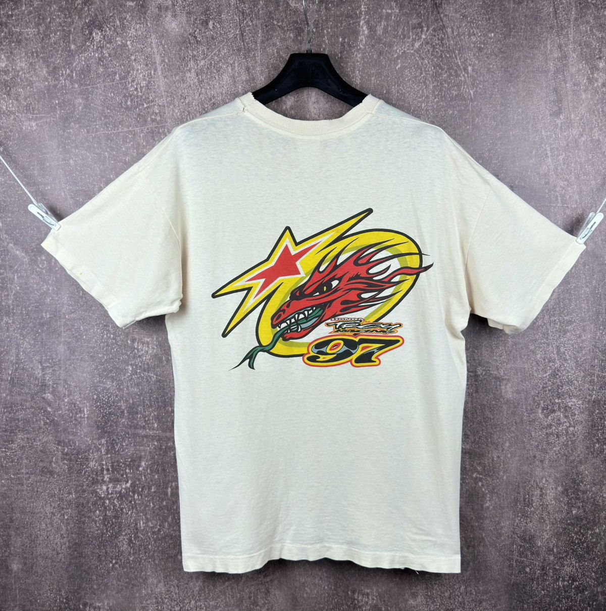 Vintage Vintage 1997 Honda of troy sinisalo racing moto t shirt tee Size US XL / EU 56 / 4 - 2 Thumbnail