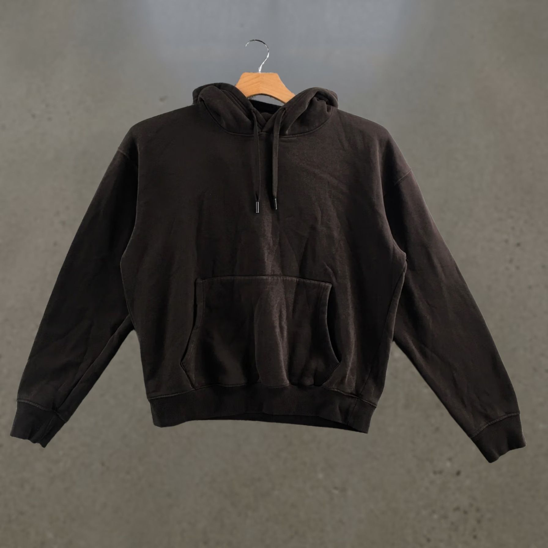 KangaROOS Denim & Flower Hoodie Mens XL Brown Pullover Drawstring Kangaroo Pocket Fleece Size US XL / EU 56 / 4 - 1 Thumbnail