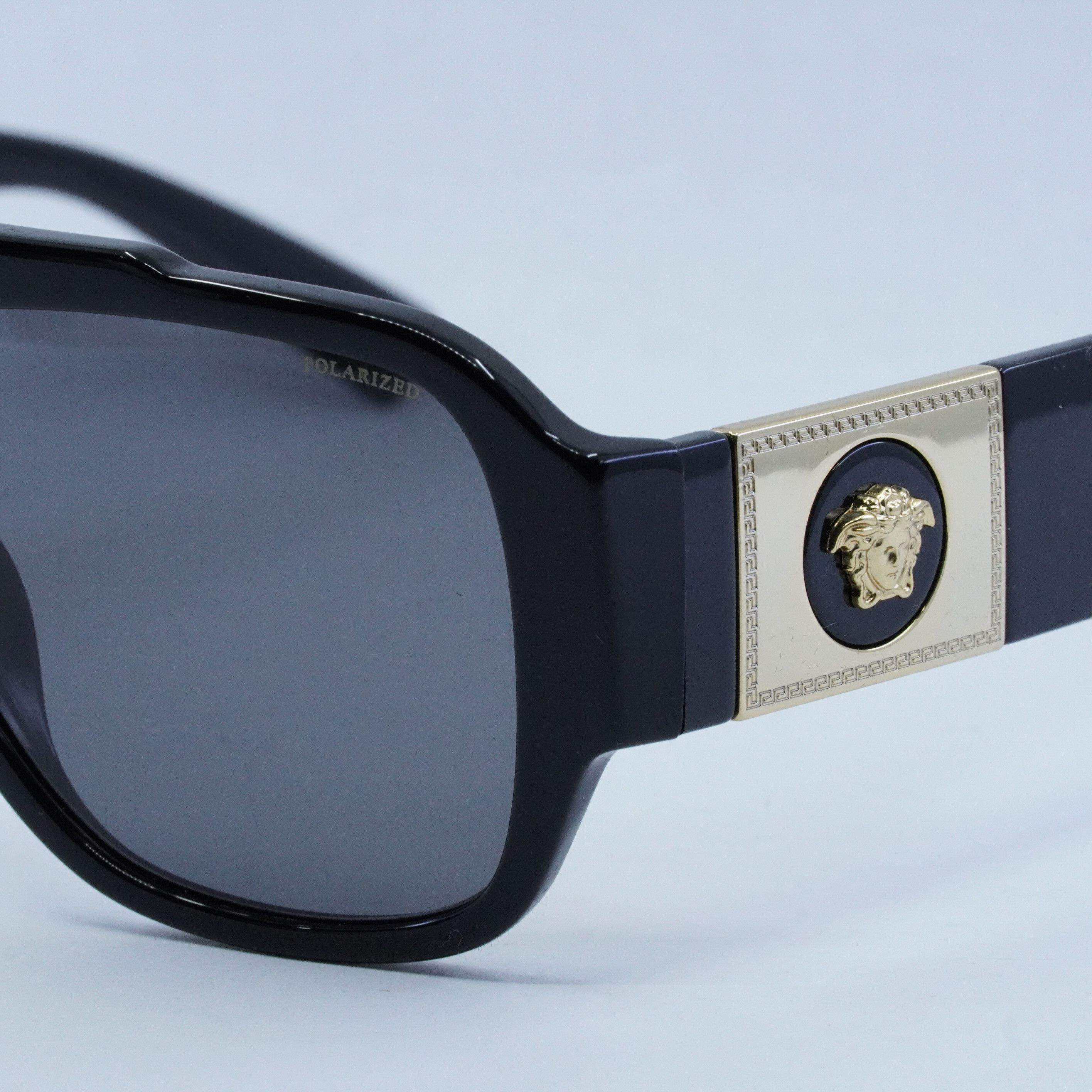 Versace Versace VE4436U GB1/81 Sunglasses Black Aviator Frame Size ONE SIZE - 2 Thumbnail