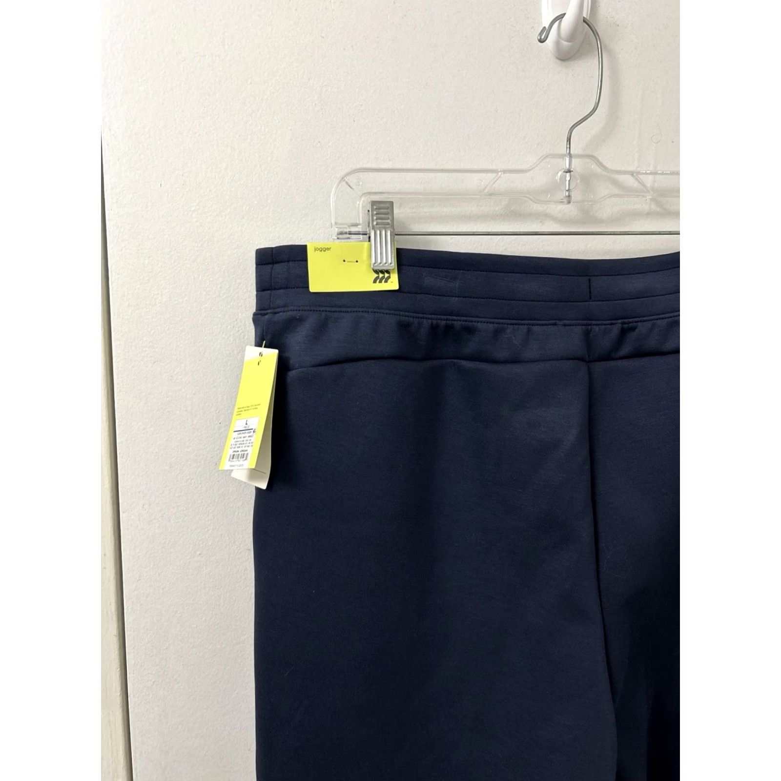 Vintage All in Motion Sleek Spacer Jogger Mens Large Navy Blue Athletic Pants NWT Size US 33 - 4 Thumbnail