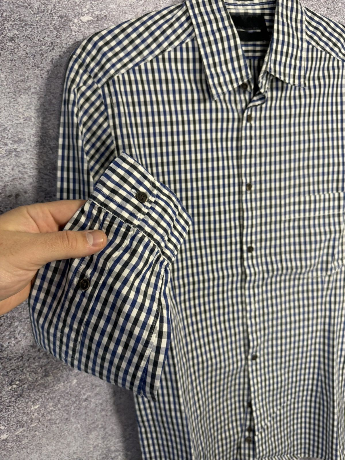 Diesel × Diesel Black Gold × Vintage Vintage Diesel Black Gold Man’s Shirt Button Up LS Small Size US S / EU 44-46 / 1 - 8 Thumbnail