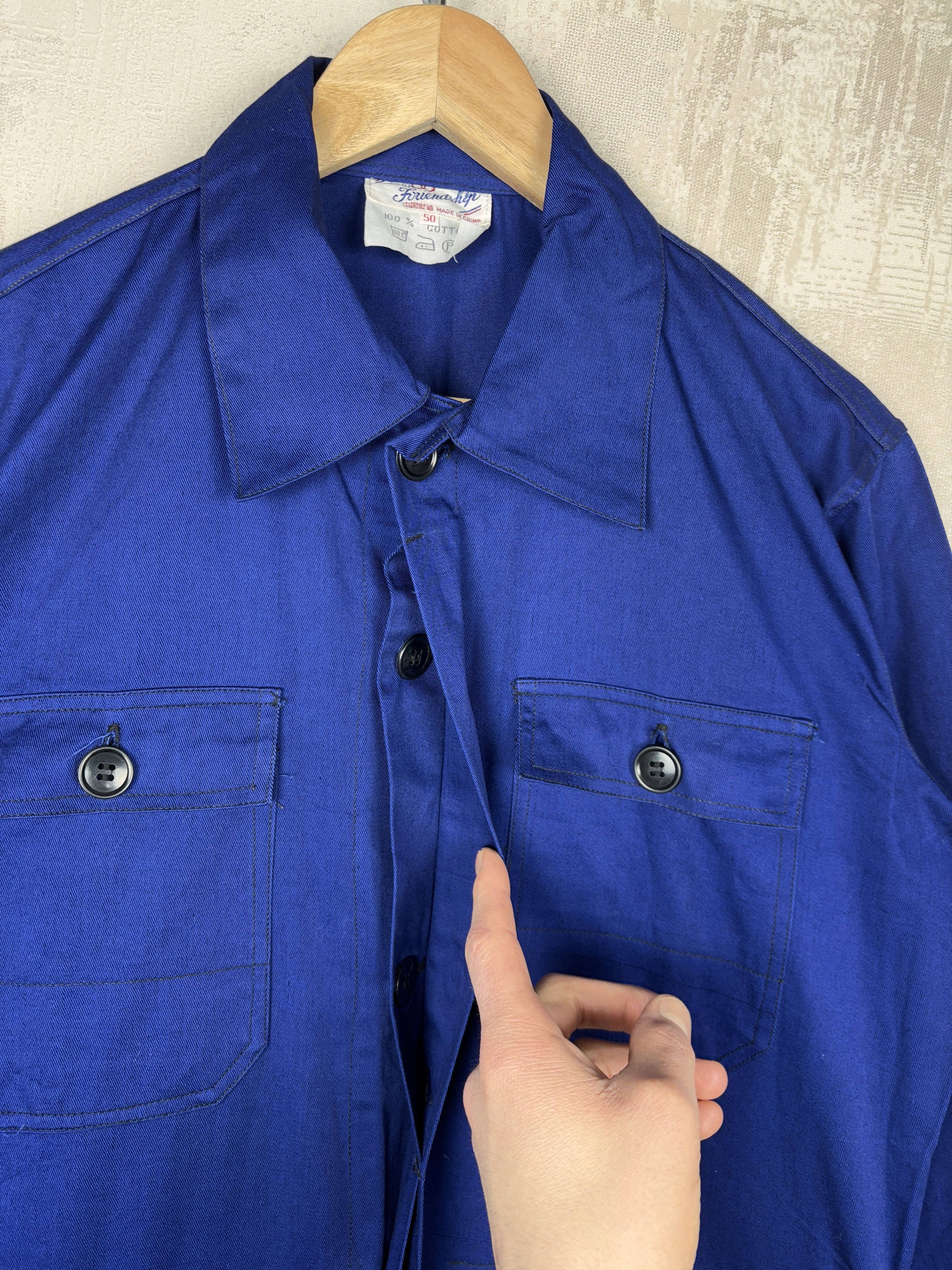 Le Laboureur × Vintage 80s Vintage Friendship French Chinese Work Overalls Workwear Size US M / EU 48-50 / 2 - 6 Thumbnail