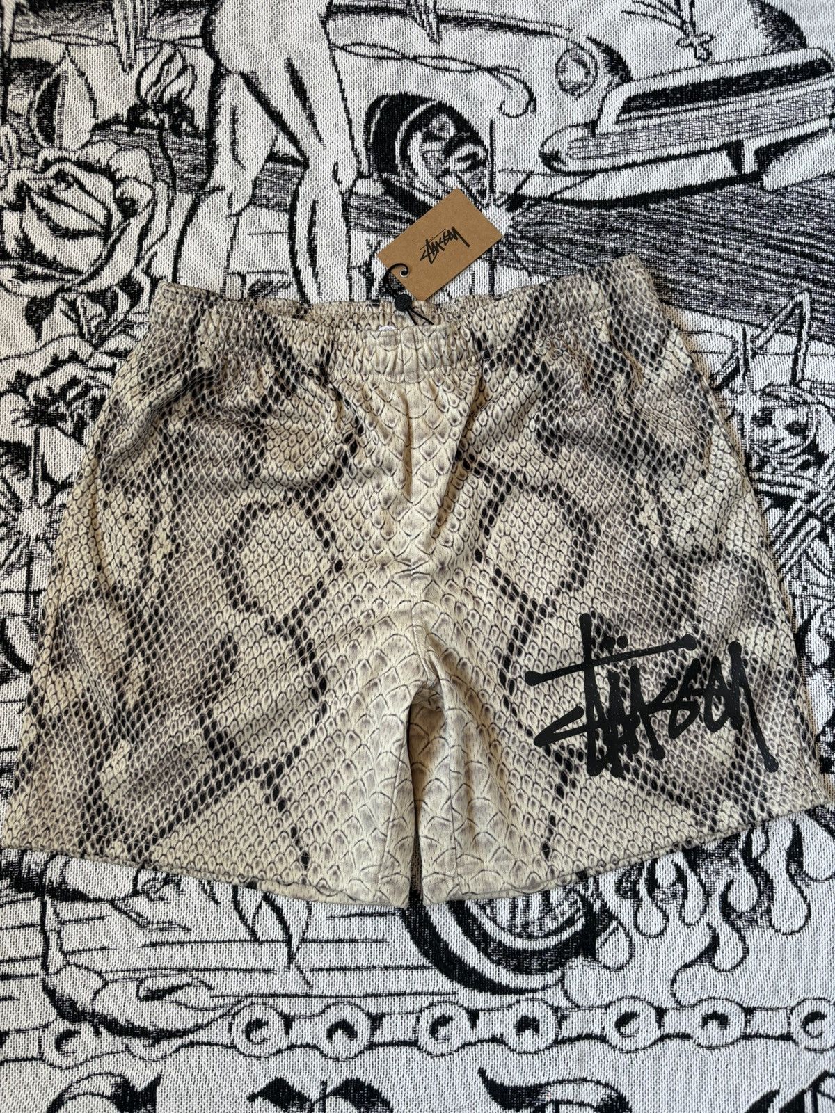 Stussy Stussy mesh basic shorts snake | Grailed