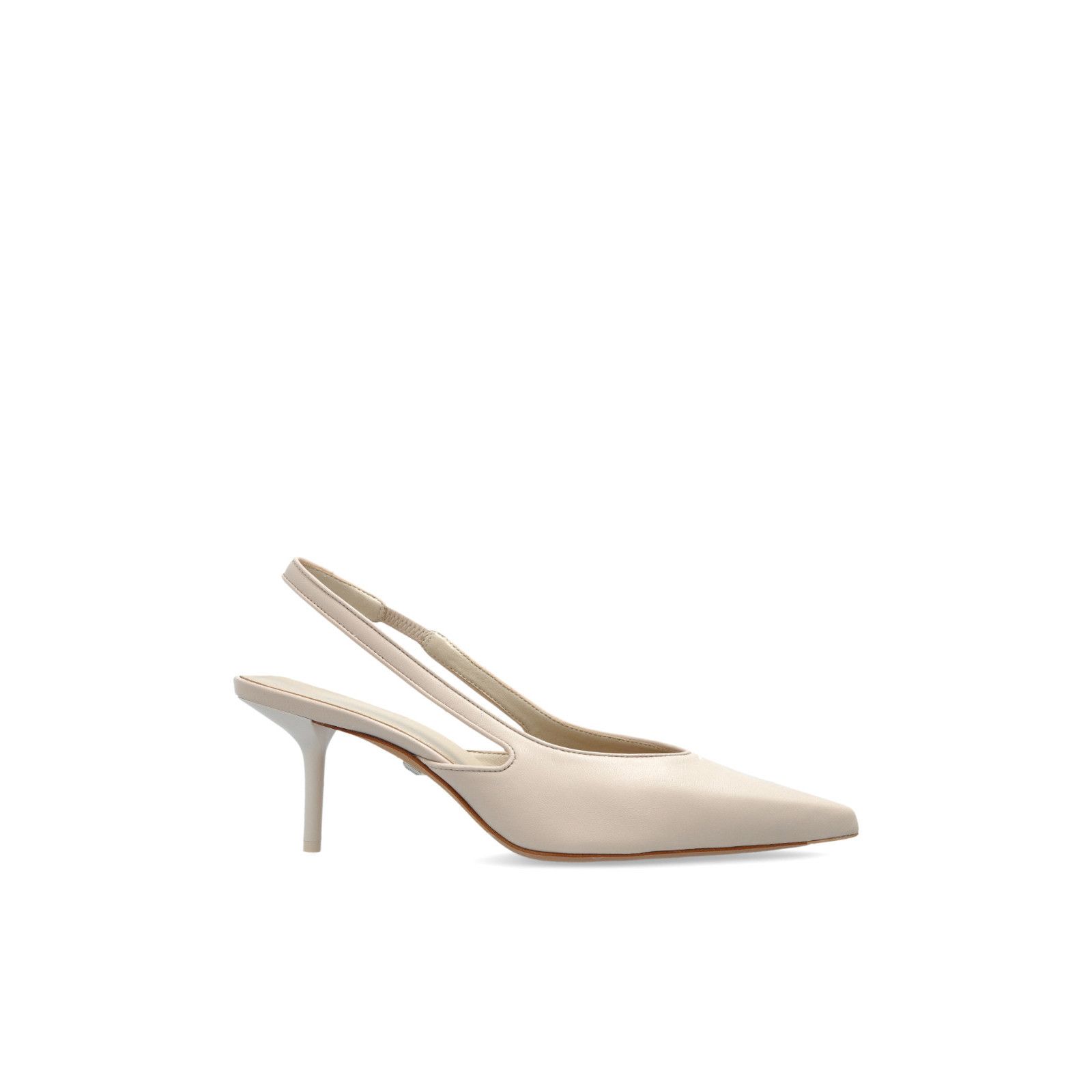 Max Mara MAX MARA Softsling White Leather Sandals New & Authentic (Wo Size US 6 / IT 36 - 5 Thumbnail