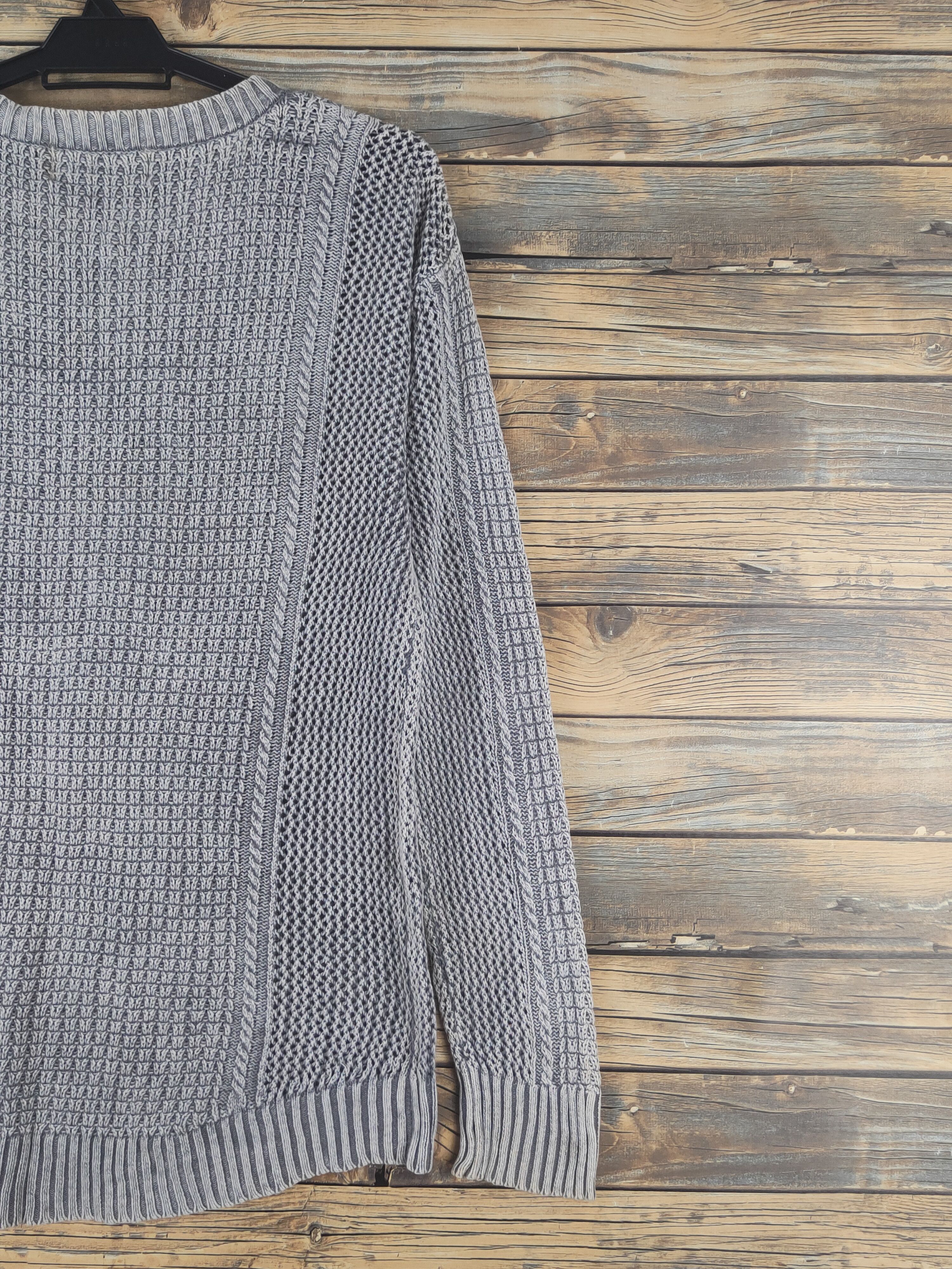 Aran Isles Knitwear × Japanese Brand × Vintage Mill Braws Dark Gray Faded Sweatshirts #W1200 Size US M / EU 48-50 / 2 - 9 Thumbnail