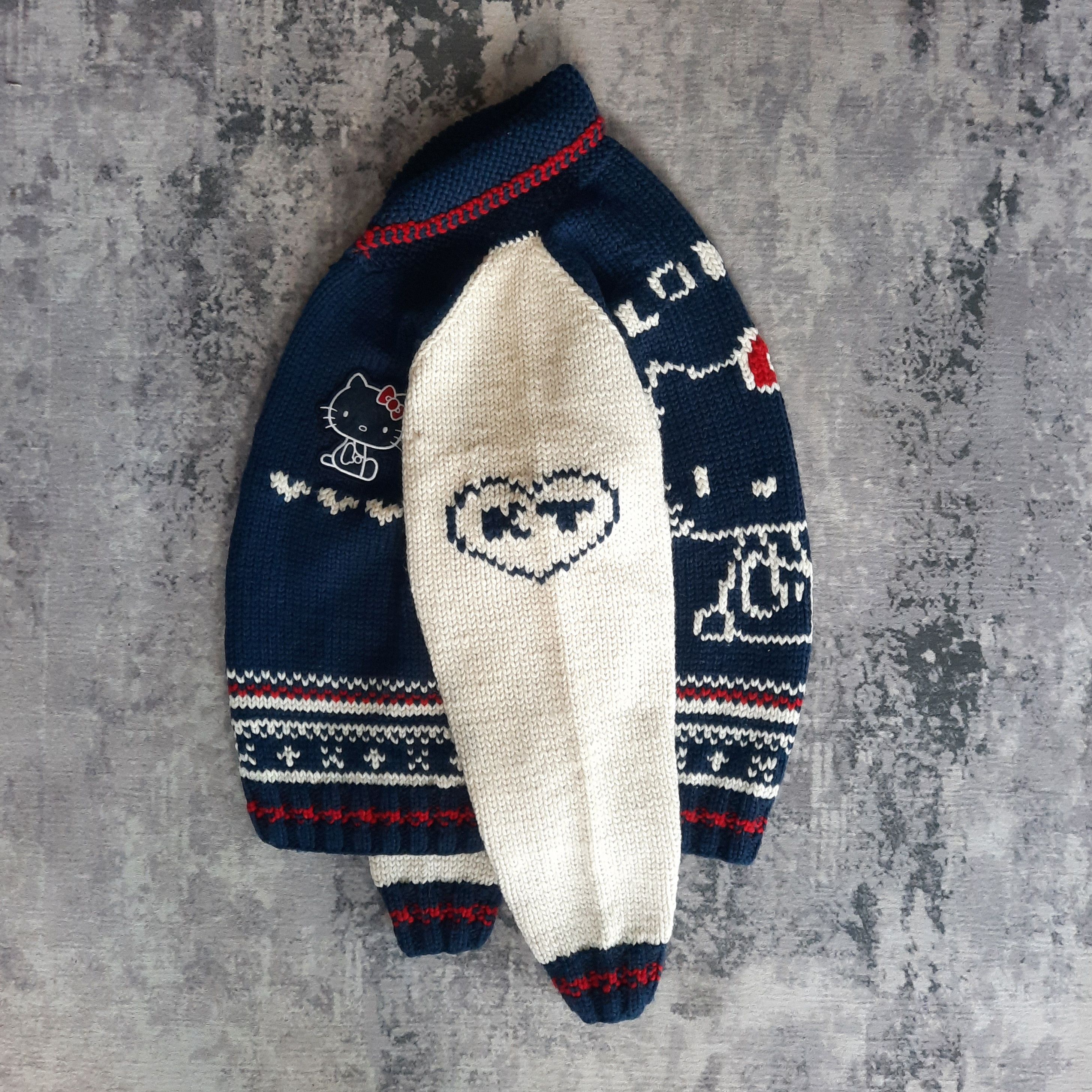 Anime 🌸 Vintage 1999 hello kitty by sanrio anime knit jacket Size US M / EU 48-50 / 2 - 3 Thumbnail