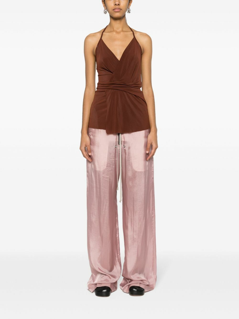 Rick Owens o1y0126 Sweatpant in Antique Rose Size 26" / US 2 / IT 38 - 2 Thumbnail