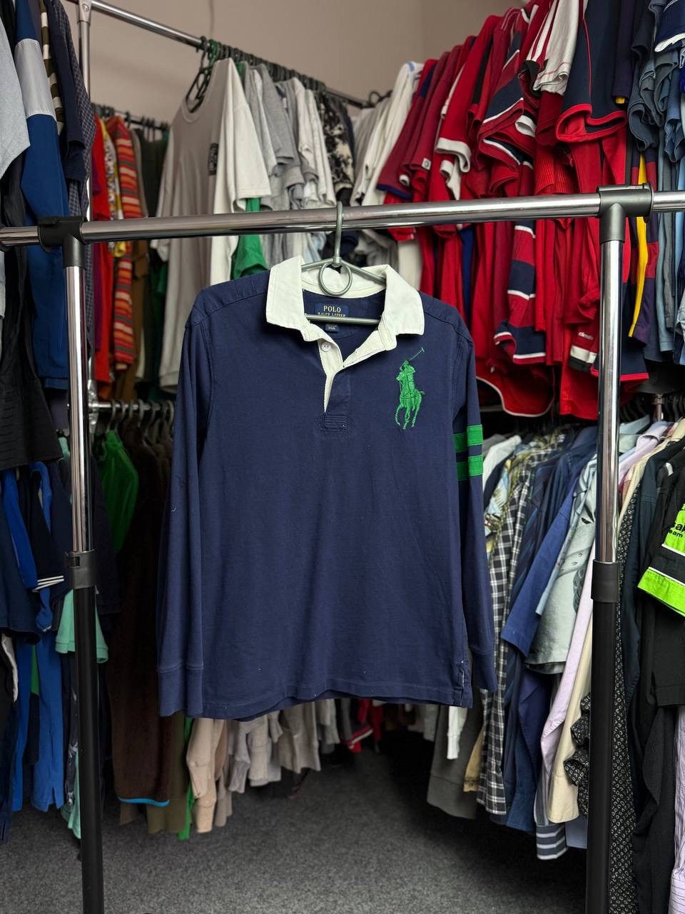 Polo Ralph Lauren × Vintage Vintage Polo Ralph Lauren Big Pony Logo rare y2k longsleeve Size US S / EU 44-46 / 1 - 1 Thumbnail