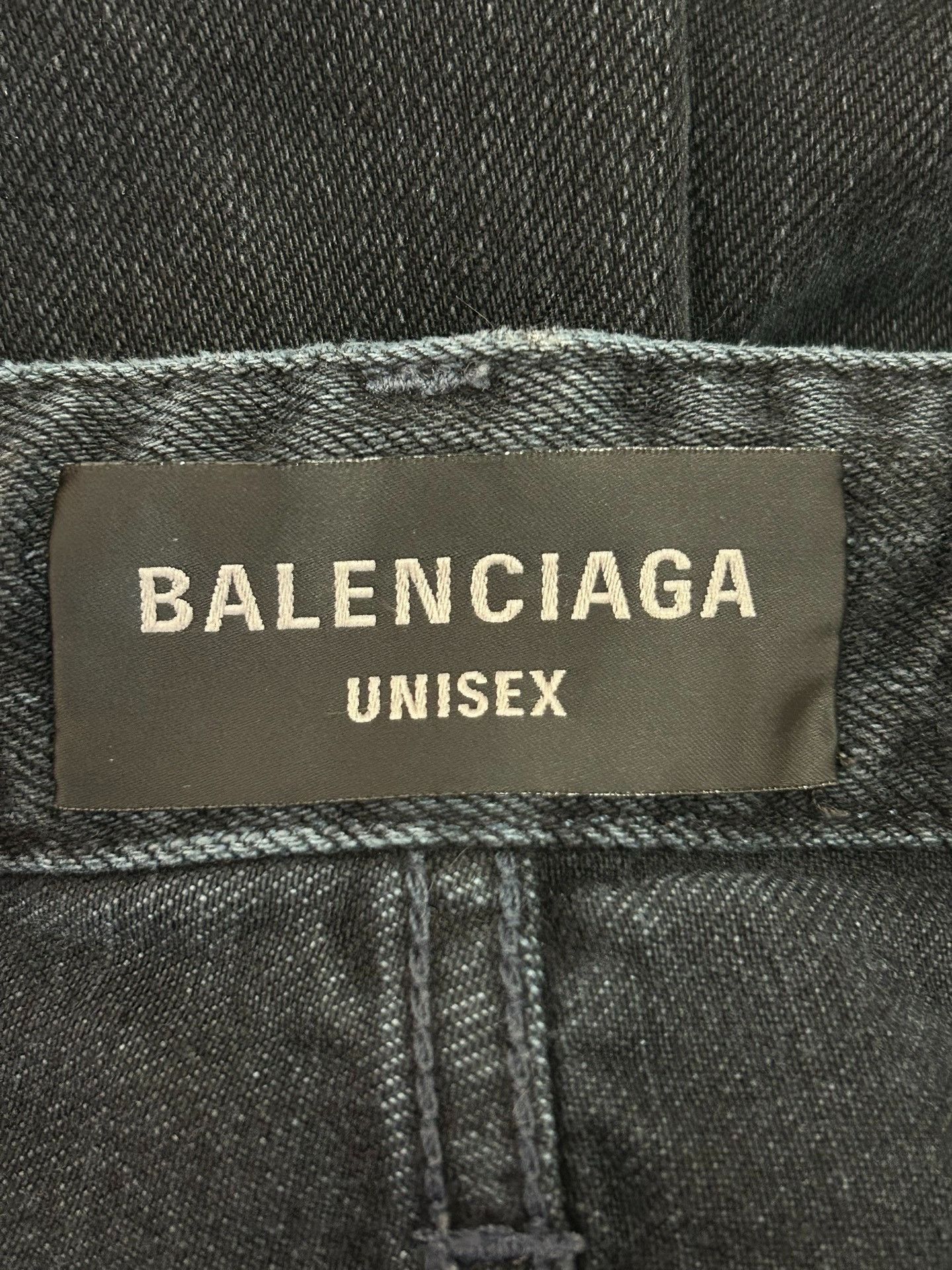 Balenciaga Balenciaga 24 Summer Baggy Drawstring Wide Leg Wrecking Jea Size US 26 / EU 42 - 3 Thumbnail