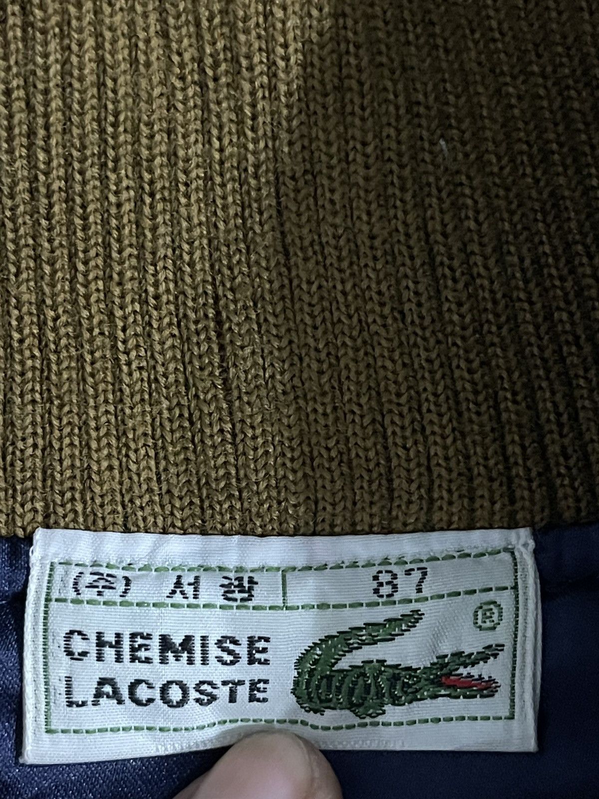 Lacoste Vintage 90s Lacoste Wool Jacket Size US XL / EU 56 / 4 - 15 Thumbnail