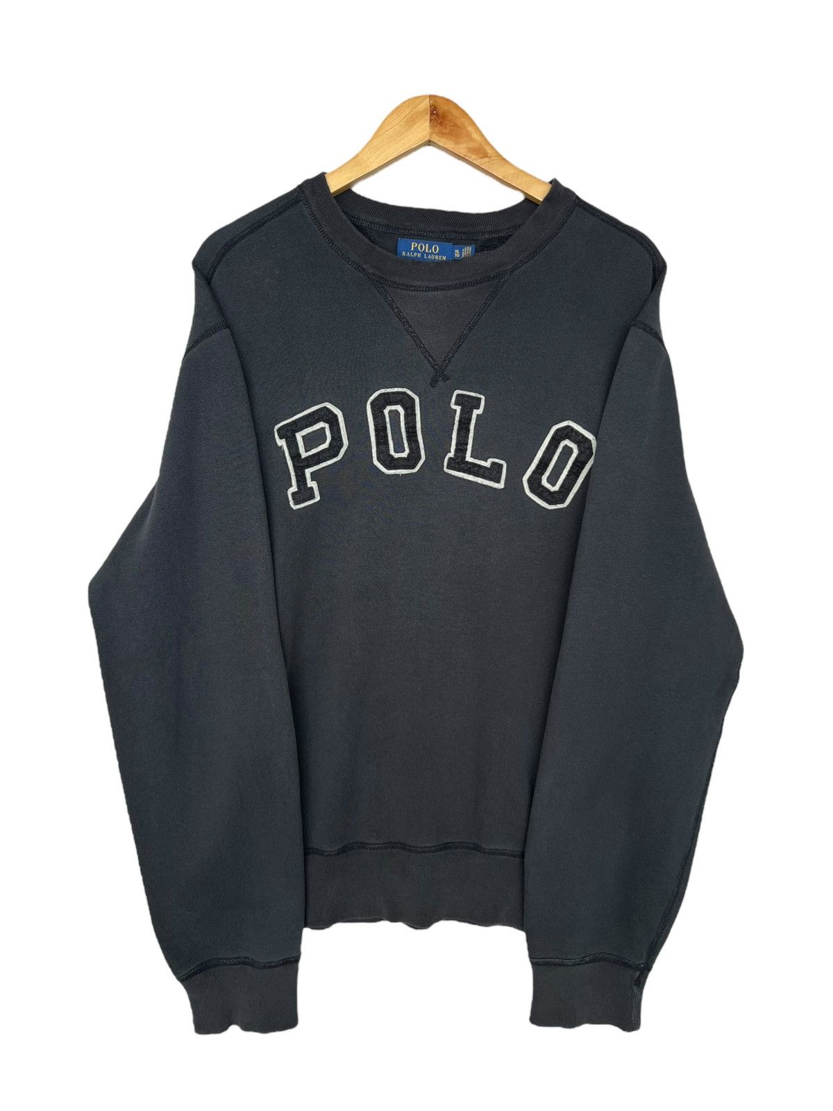 Polo Ralph Lauren Polo Spellout Black Sweatshirt