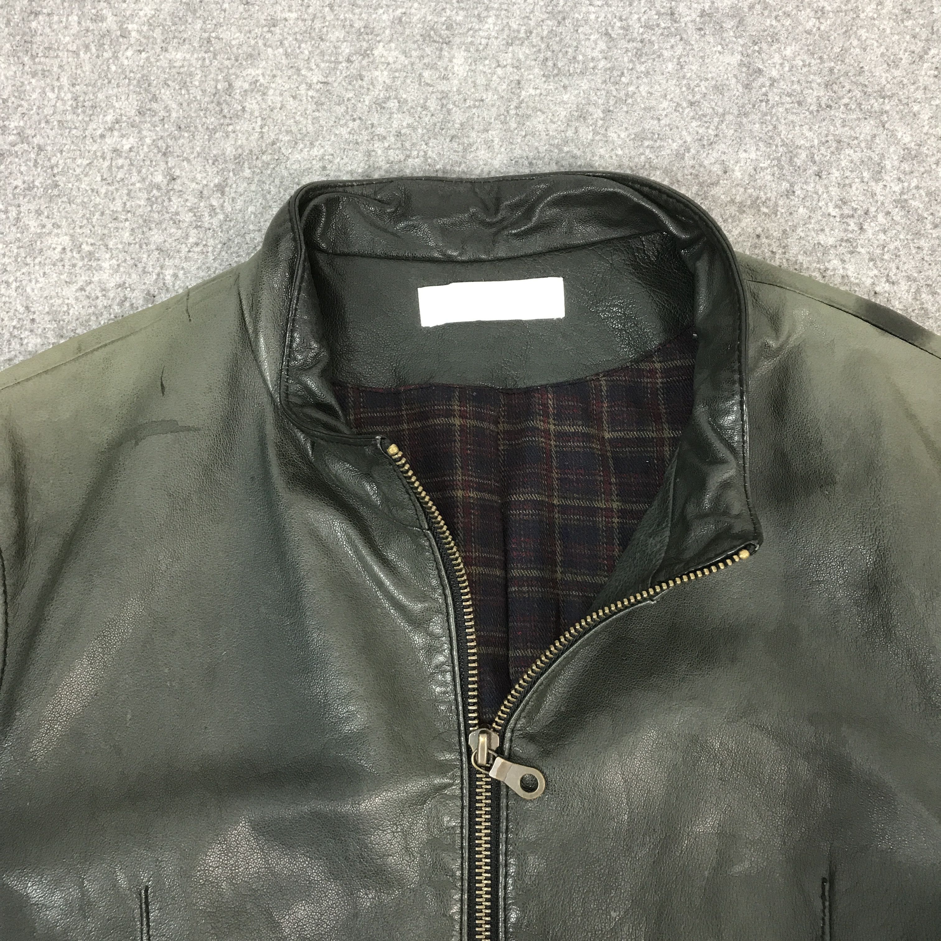 If Six Was Nine lui's leather faded jacket biker style K66B10 Size US M / EU 48-50 / 2 - 7 Thumbnail