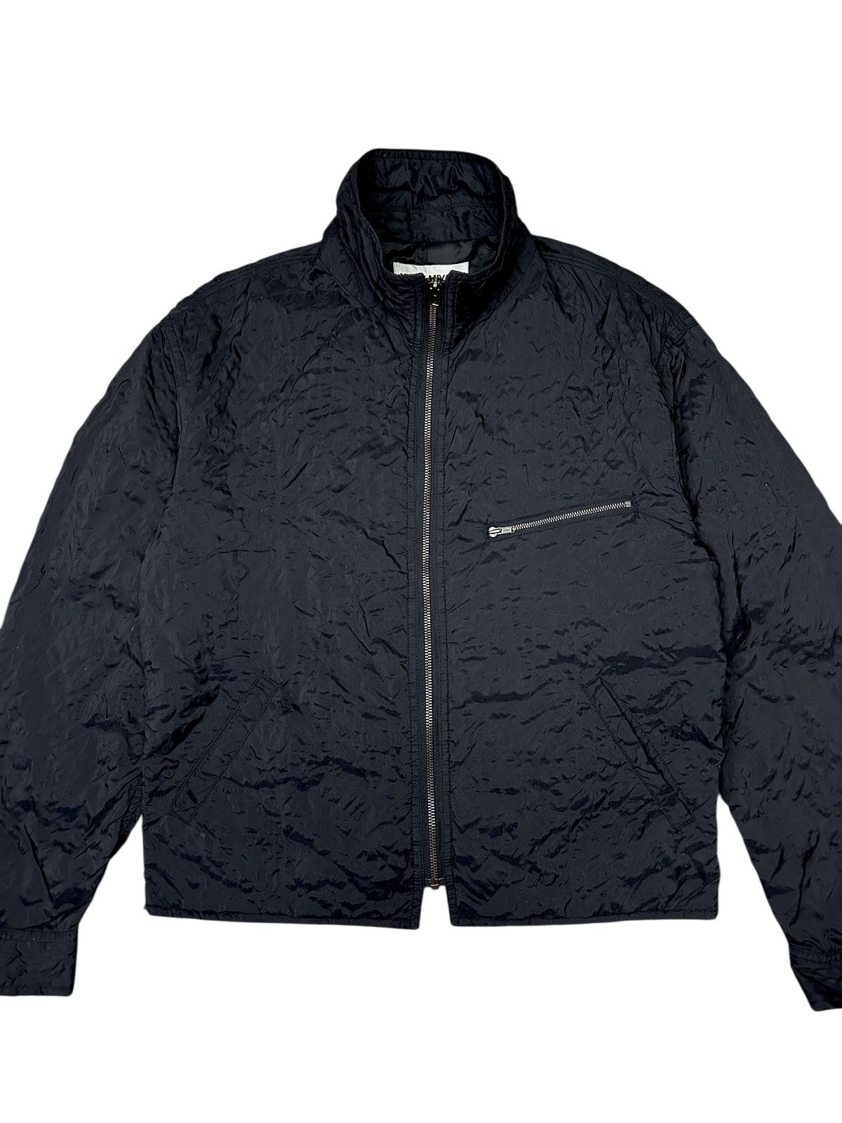 Issey Miyake F/W 1998 Crinkled Bomber Jacket Size M / US 6-8 / IT 42-44 - 3 Thumbnail