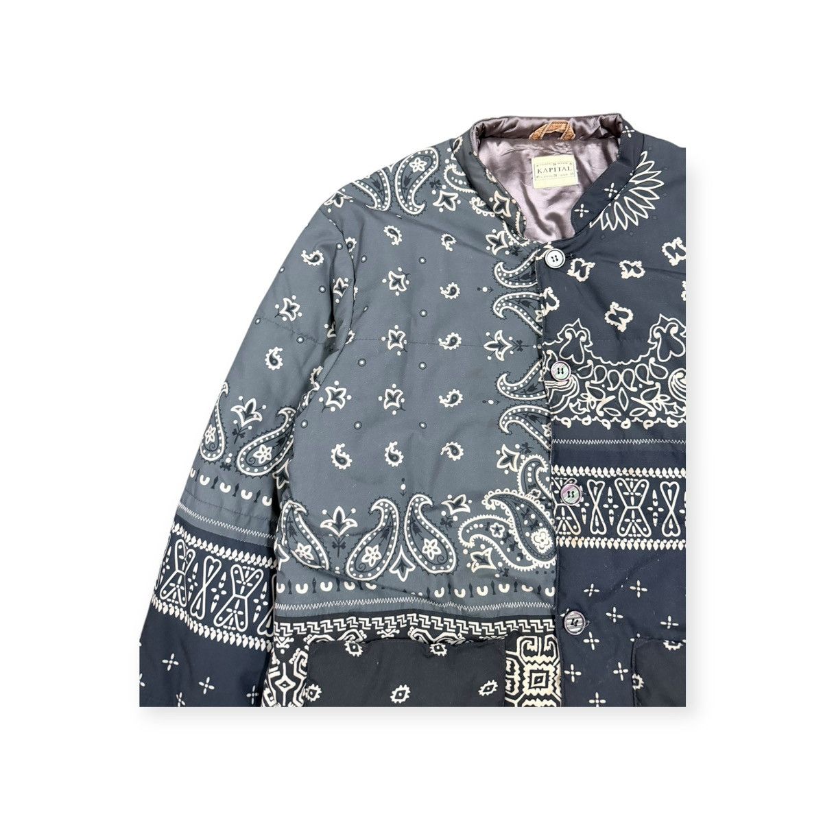 Kapital Kountry Kapital Kountry Patchwork Bandana Print Padded Cotton Jacket Size US M / EU 48-50 / 2 - 9 Thumbnail