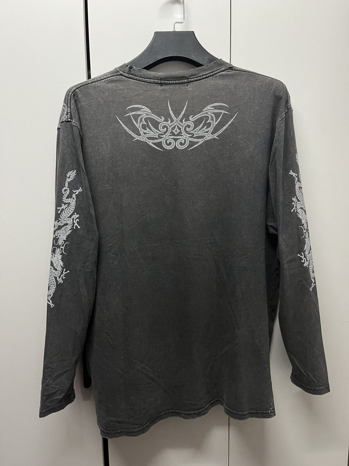 Vintage Crosskeys Double Dragon Tattoo Stone Washed T-Shirt Size US XL / EU 56 / 4 - 5 Thumbnail