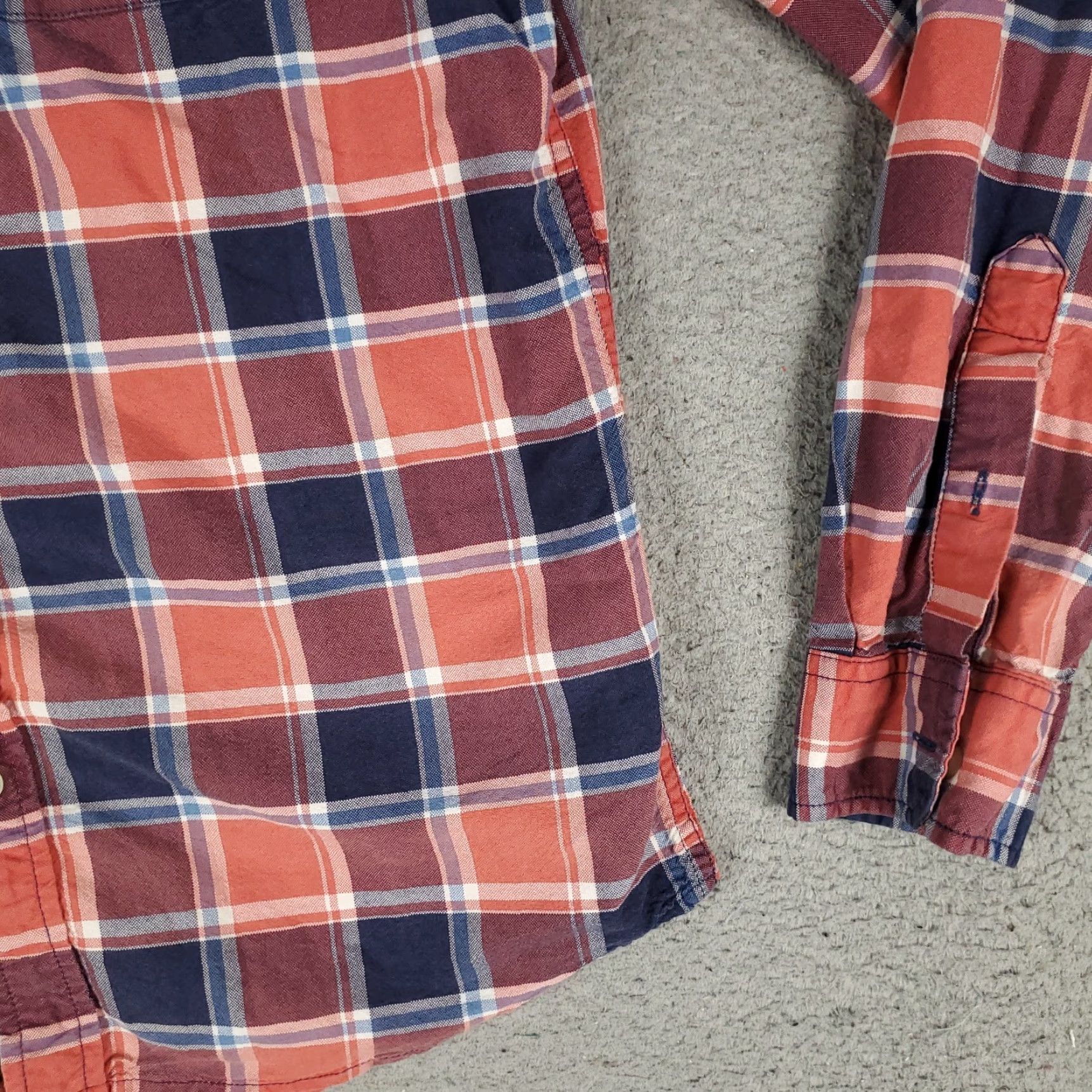 Ralph Lauren Denim & Supply Ralph Lauren Shirt Mens Small Red Plaid Button Up Long Sleeve Shirt Size US S / EU 44-46 / 1 - 4 Thumbnail