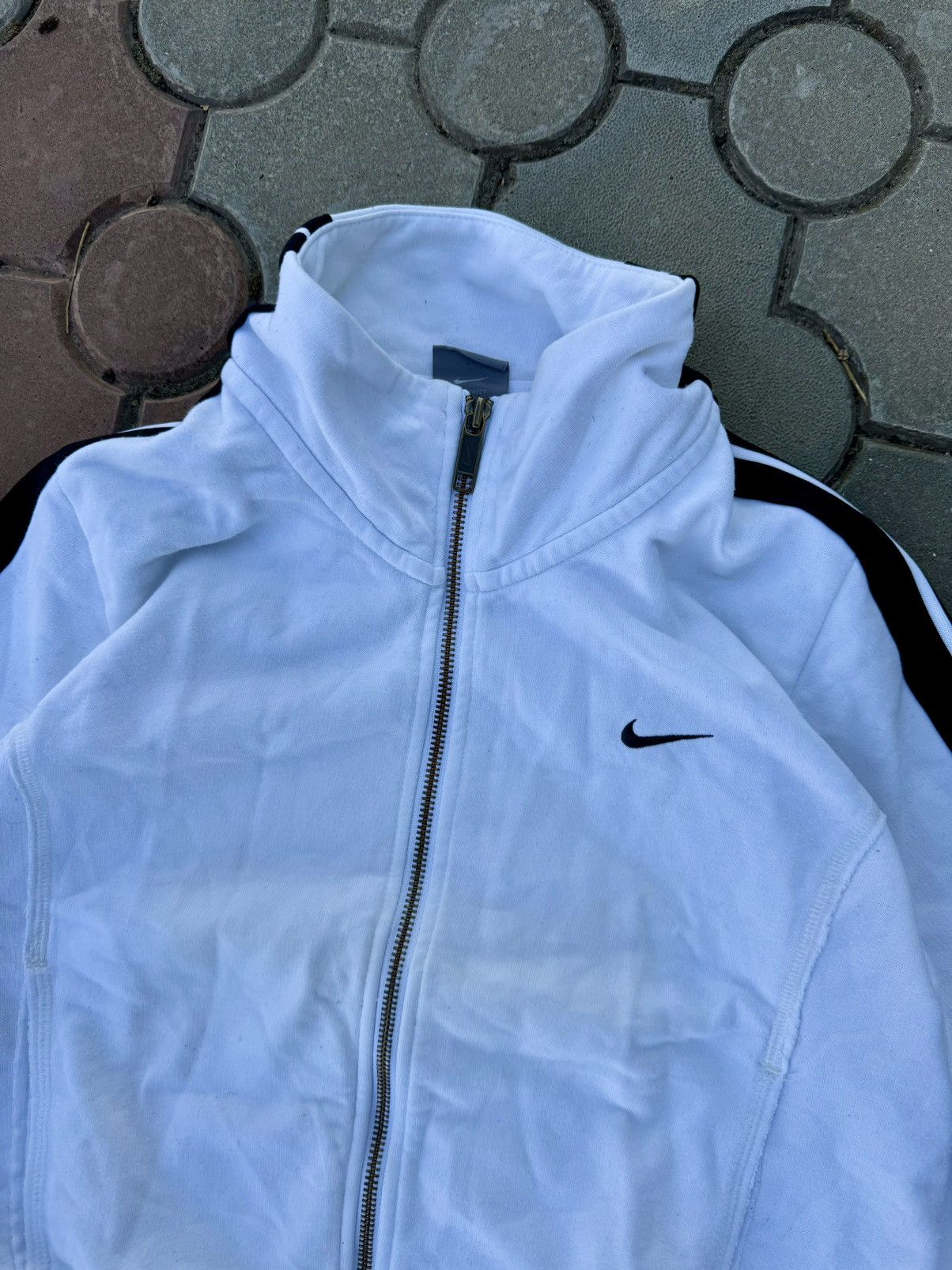 Nike × Vintage Vintage Nike Oregon Small Swoosh Zip Hoodie Y2K Size M / US 6-8 / IT 42-44 - 3 Thumbnail