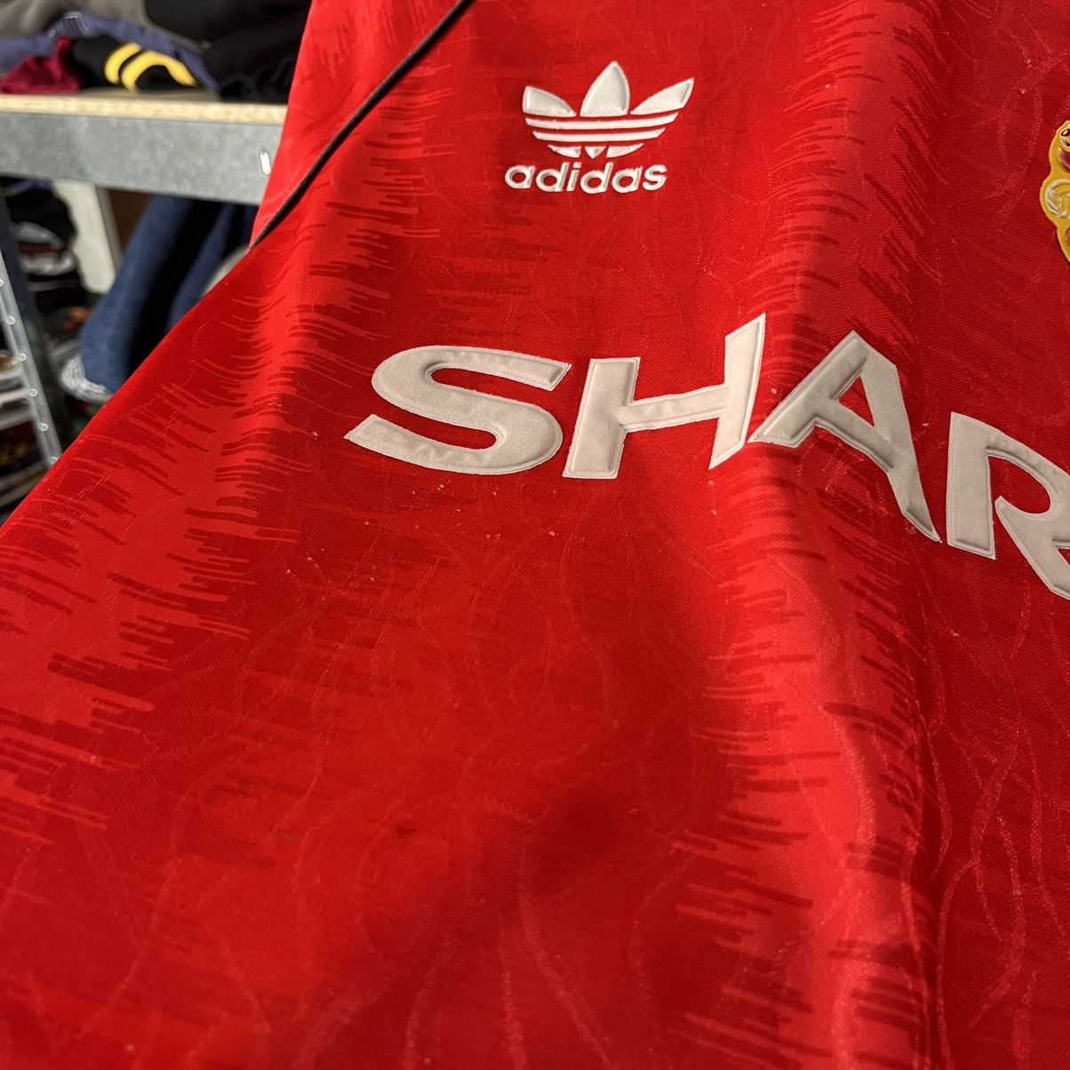 Adidas × Vintage MANCHESTER UNITED 1990 1992 ADIDAS HOME SOCCER SHIRT JERSEY Size US S / EU 44-46 / 1 - 10 Thumbnail