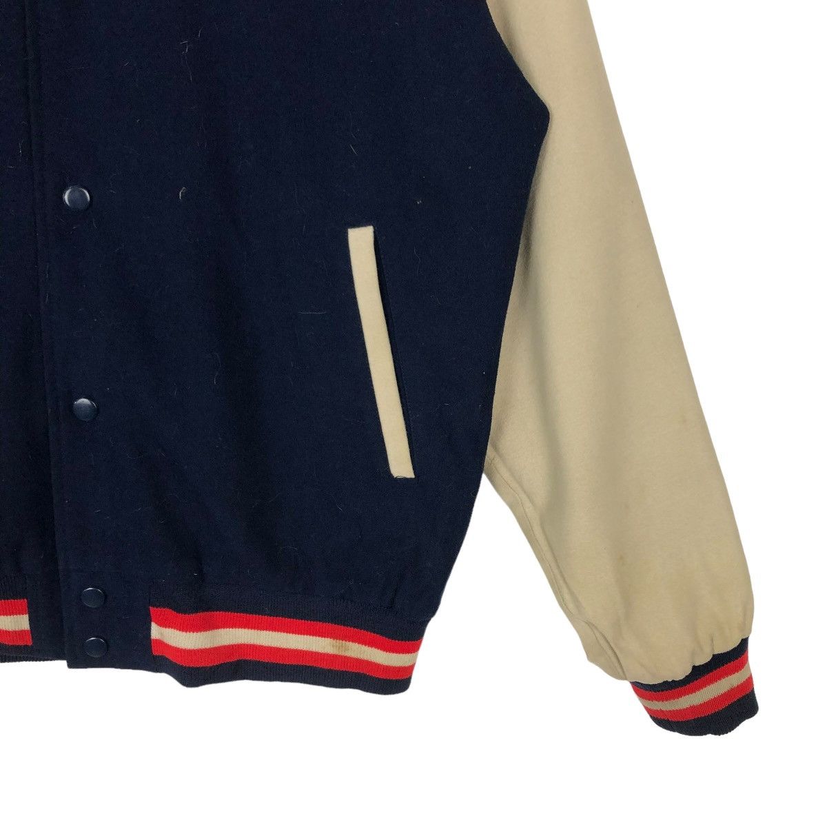 Japanese Brand 🔥VINTAGE VARSITY JACKET WOOL VALIO SPORTSWEAR KENKODO Size US L / EU 52-54 / 3 - 4 Thumbnail