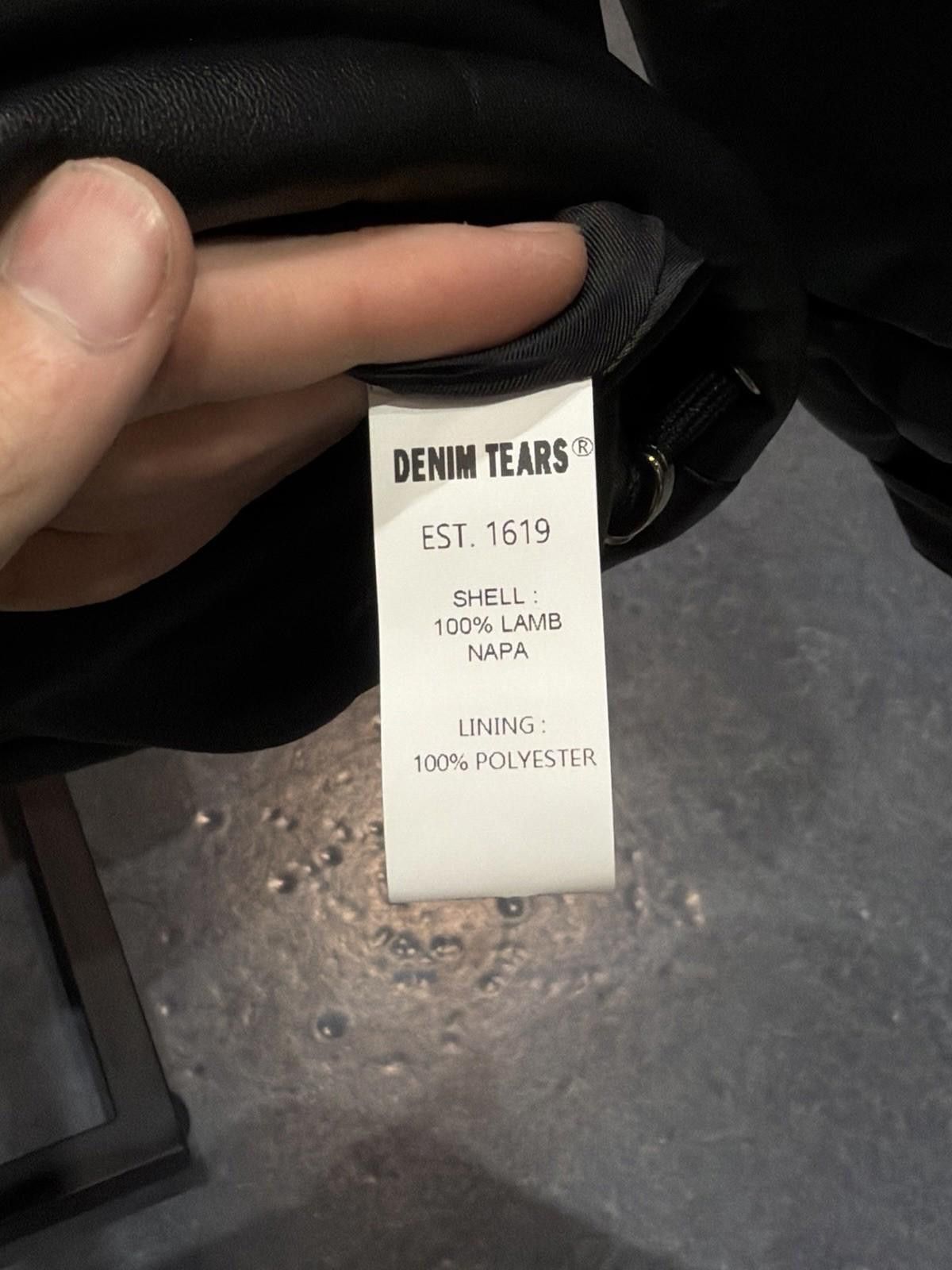 DENIM TEARS Denim Tears Leather Wreath Logo Jacket Large 100% Authentic Size US L / EU 52-54 / 3 - 11 Thumbnail