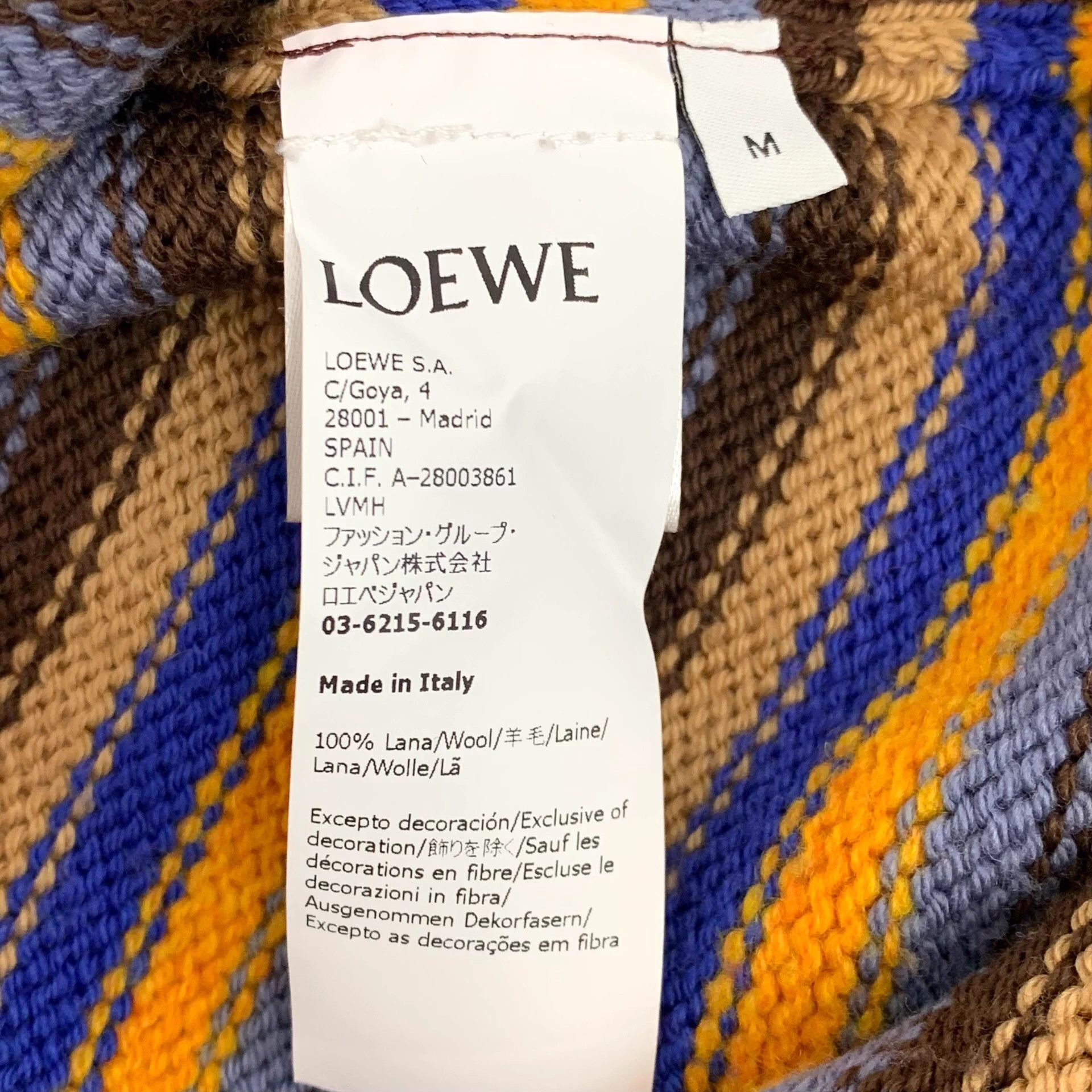 Loewe KM1036 Loewe Embroidered Wool Long-Sleeve Knit Sweater Size US M / EU 48-50 / 2 - 6 Thumbnail