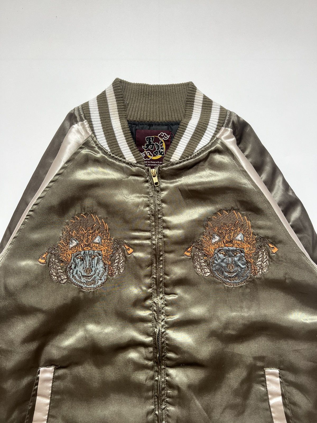 Japanese Brand Sidux Tribe Peter Tall Apache Sukajan Souvenir Jacket Size US M / EU 48-50 / 2 - 8 Thumbnail