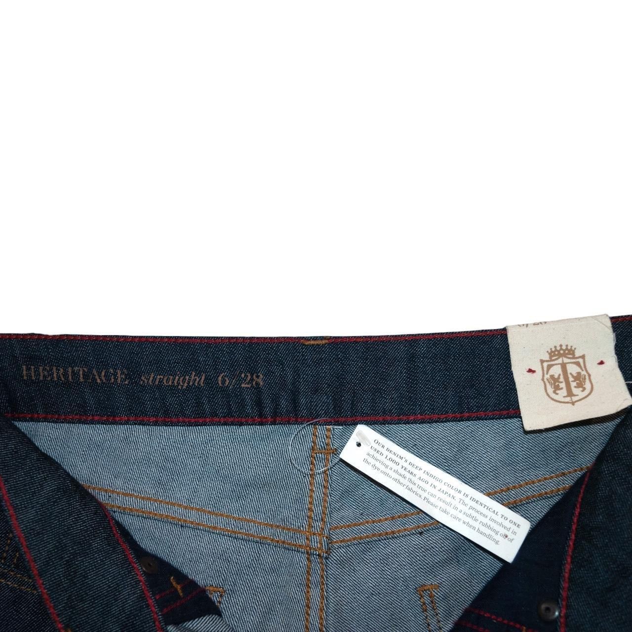 Talbots Talbots NWT Dark Wash Heritage Straight Leg Jeans Normcore Size 28" / US 6 / IT 42 - 6 Thumbnail