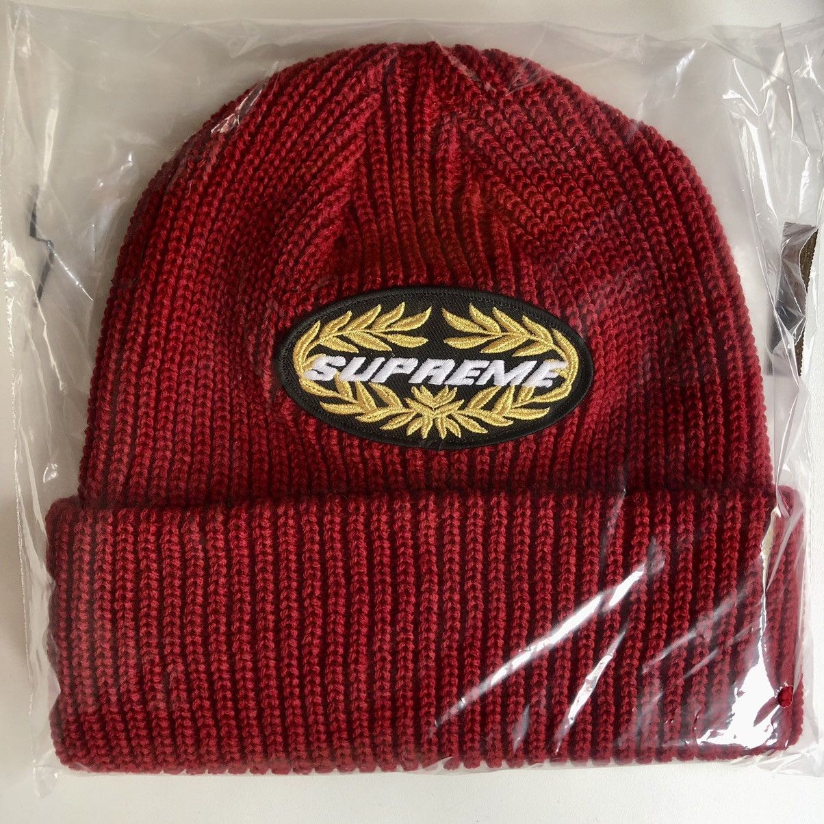 Supreme Supreme Terminal Beanie RED Size ONE SIZE - 1 Thumbnail