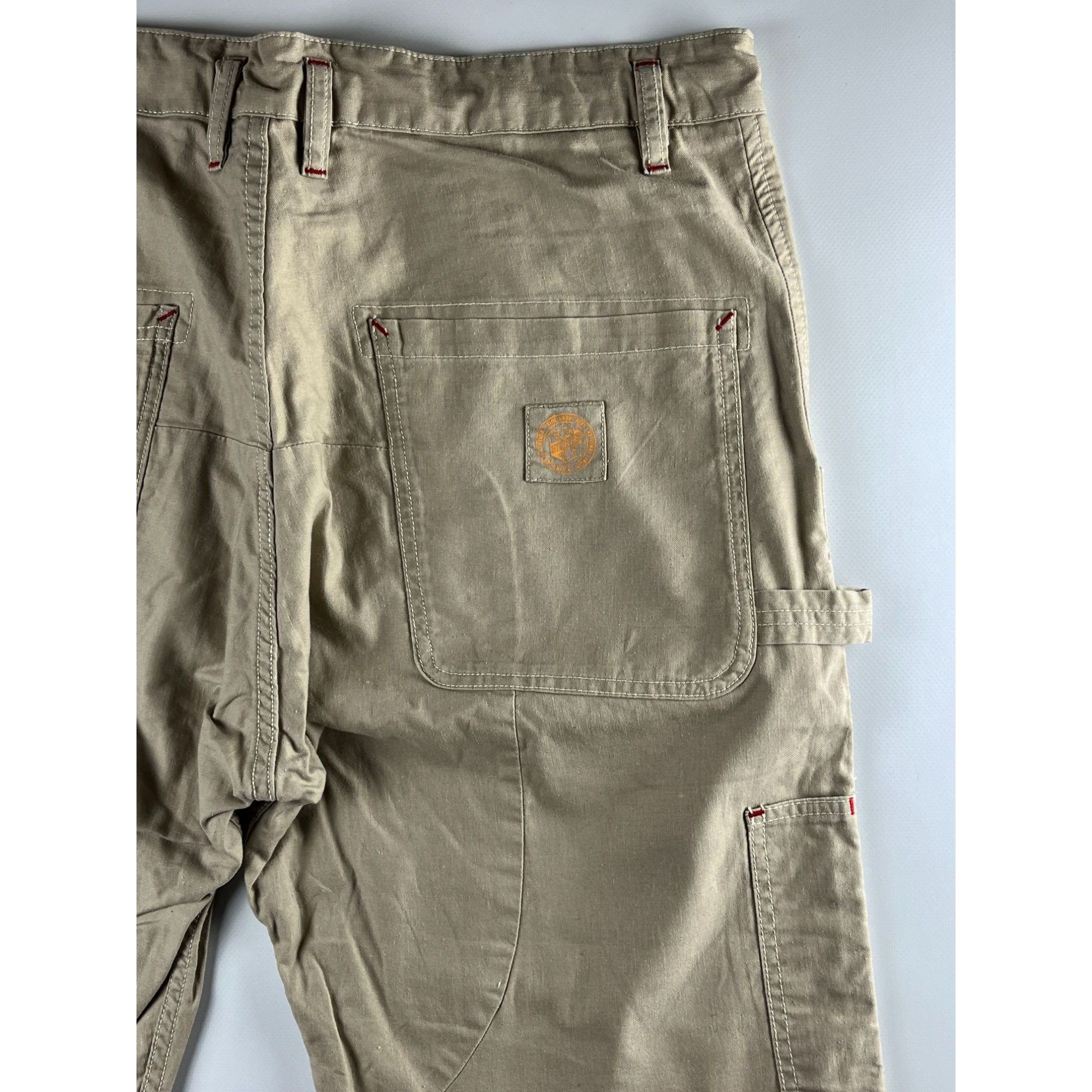 Diesel × Vintage Diesel Mens Vintage Baggy Jeans Size 38 Khaki Cotton Size US 38 / EU 54 - 3 Thumbnail