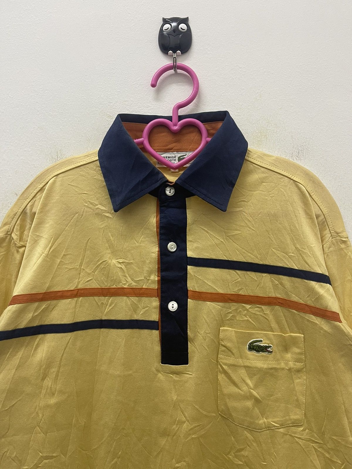 Lacoste Rare Vintage CHEMISE LACOSTE Long Sleeves Polo Size US M / EU 48-50 / 2 - 2 Thumbnail