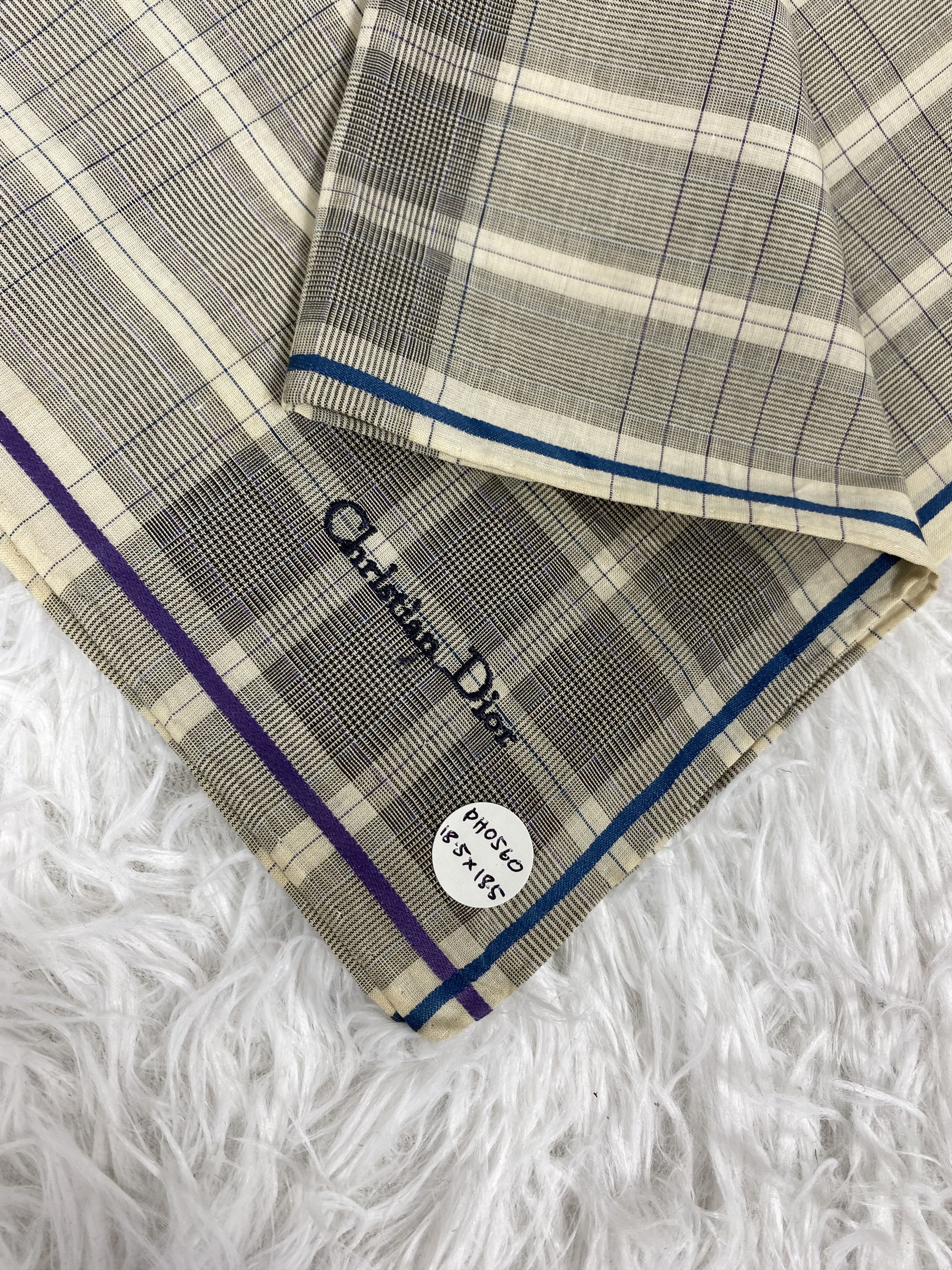Vintage Vintage Christian Dior Handkerchief Neckerchief PH0540 Size ONE SIZE - 2 Thumbnail