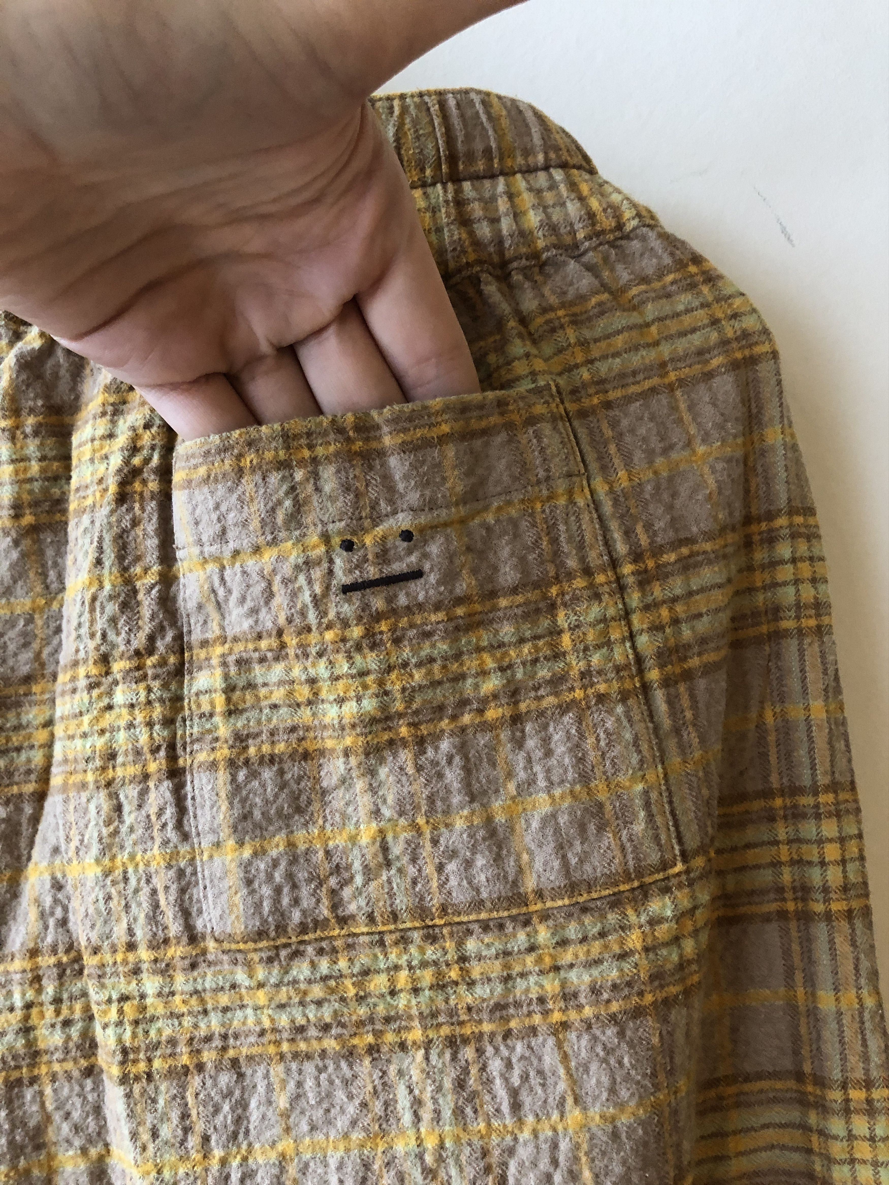 Acne Studios Check Flannel - Brown/Orange Size US 30 / EU 46 - 8 Thumbnail