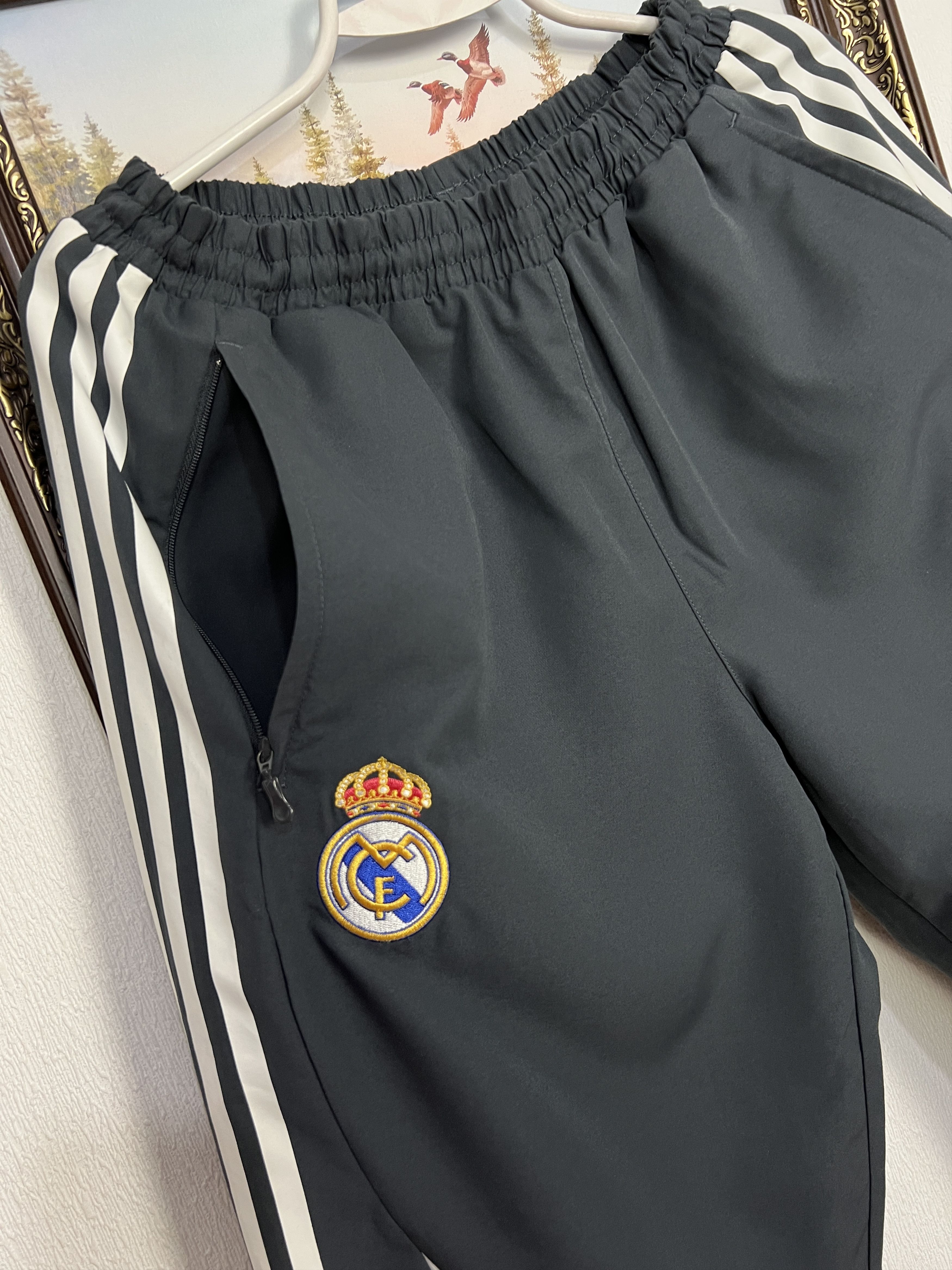 Adidas Real Madrid Football Set Soccer Track Suit Jacket Pants Size US M / EU 48-50 / 2 - 9 Thumbnail