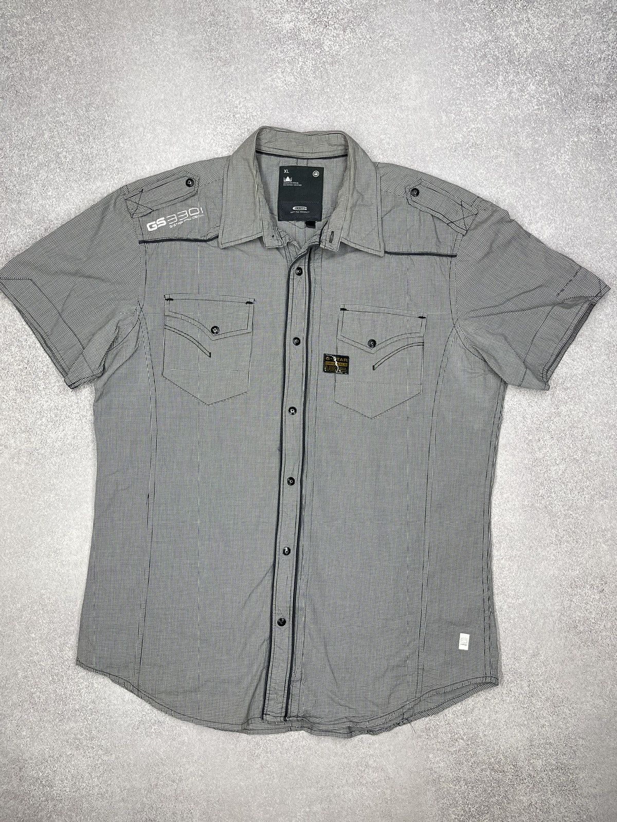 G-Star Vintage G Star Raw 3301 Shirt Big Logo Y2K Size L Size US L / EU 52-54 / 3 - 2 Thumbnail