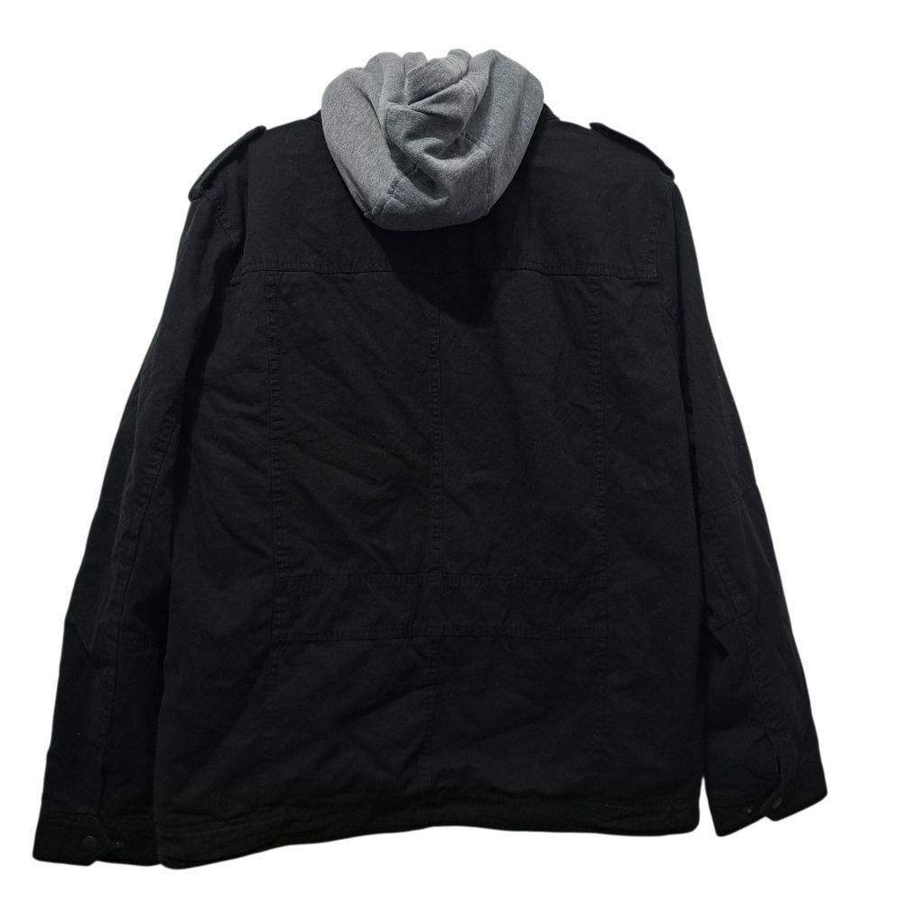 Levi's Levi's Men's Sherpa Lined Two Pocket Hooded Trucker Jacket Black Large NWT Size US L / EU 52-54 / 3 - 4 Thumbnail