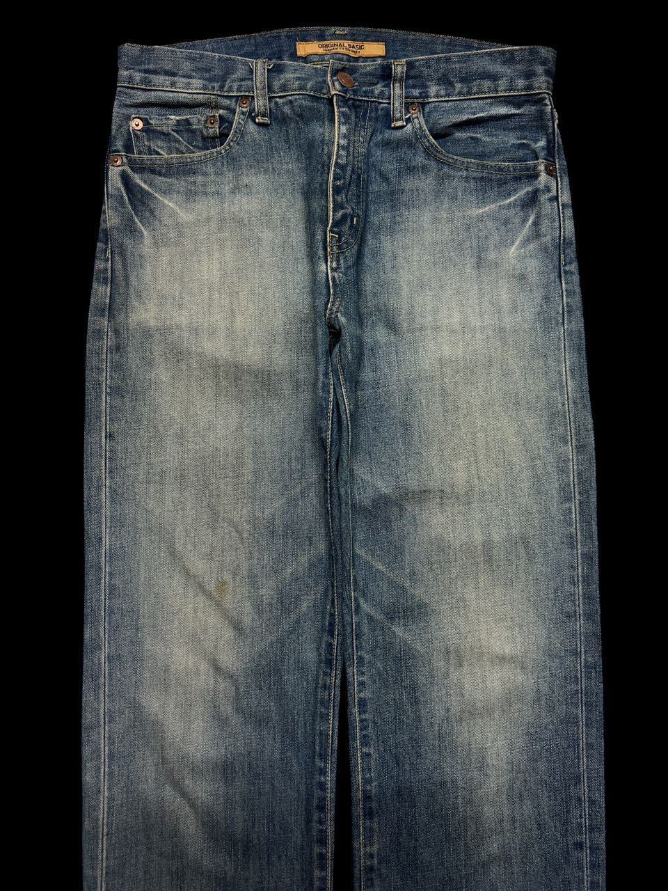 Kapital Insane Uniqlo Regular Fit Straight Mudwash Denim Jeans Size US 30 / EU 46 - 3 Thumbnail
