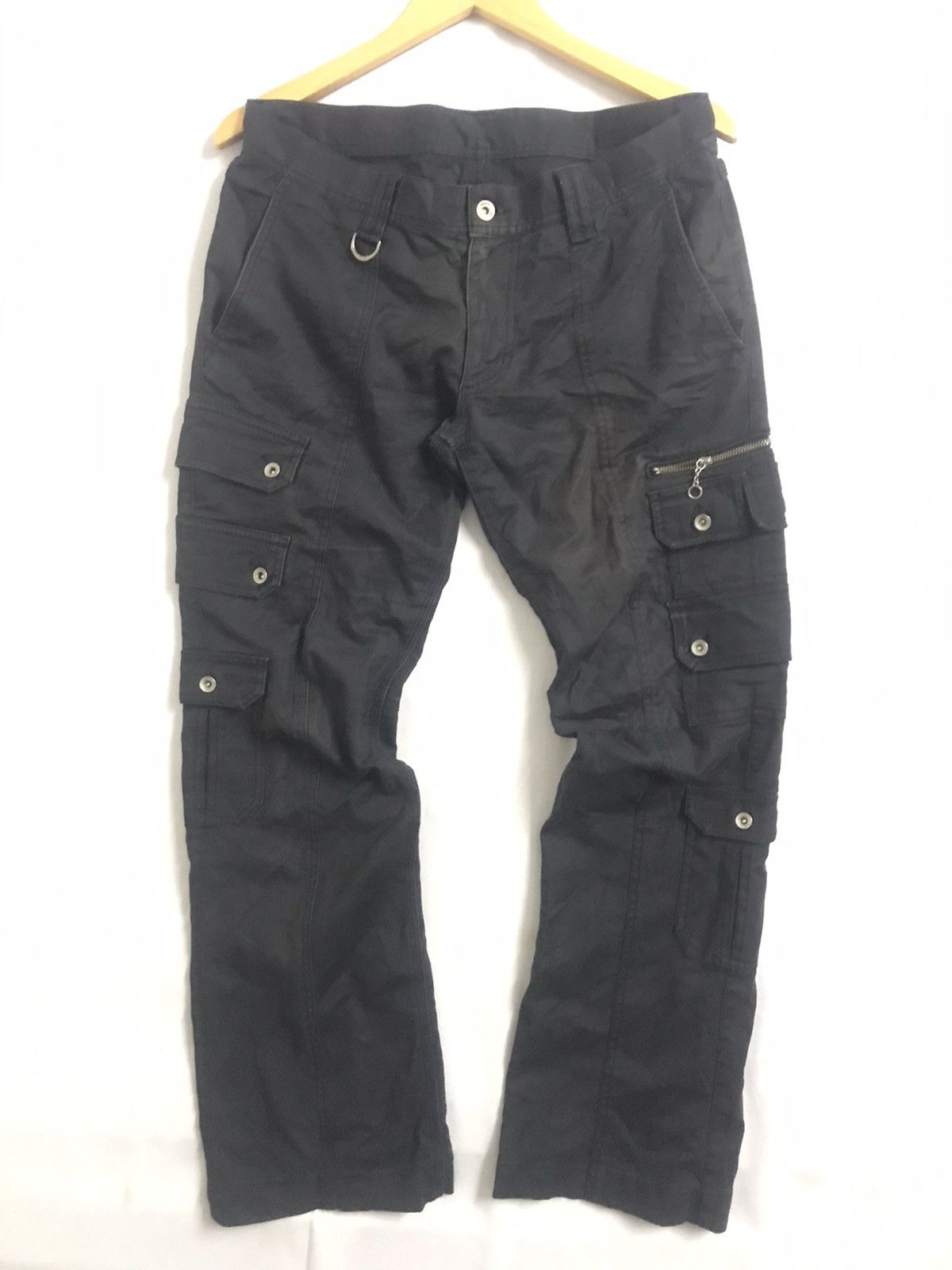 HIDEAWAYS × If Six Was Nine × Seditionaries NICOLE HIDEAWAYS - Japanese Brand Cargo Pants Multi Flare Size US 33 - 1 Thumbnail