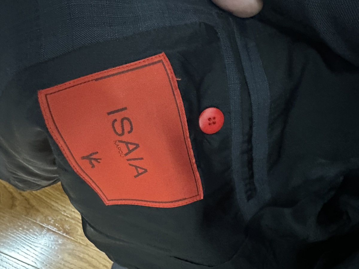 Isaia Navy Suit Size 38R - 3 Thumbnail