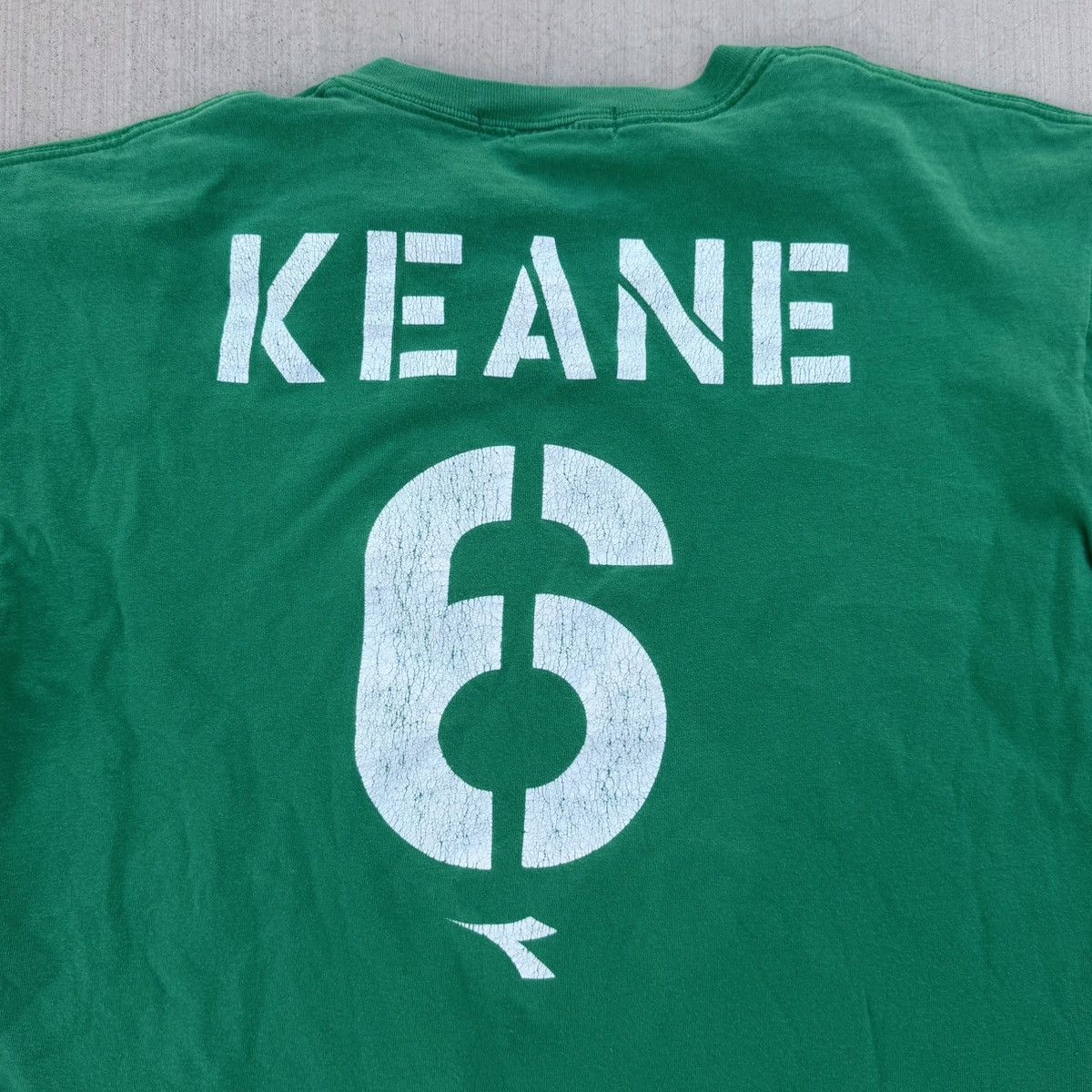 Diadora Rare Vintage Diadora Roy Keane Ireland Soccer T-Shirt Green Size US L / EU 52-54 / 3 - 4 Thumbnail