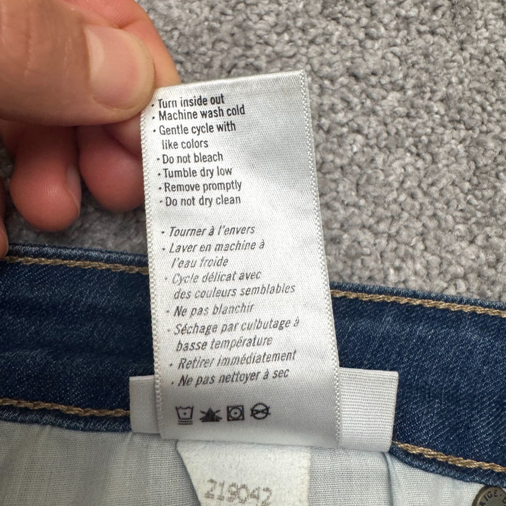 Paige Paige Verdugo Jeans - Denim Ankle Skinny - Women's 29 - Medium Blue Wash - 5-Pocket, Belt Loops - Regular Rise - Cotton Blends - Paige Brand Size 29" - 7 Thumbnail