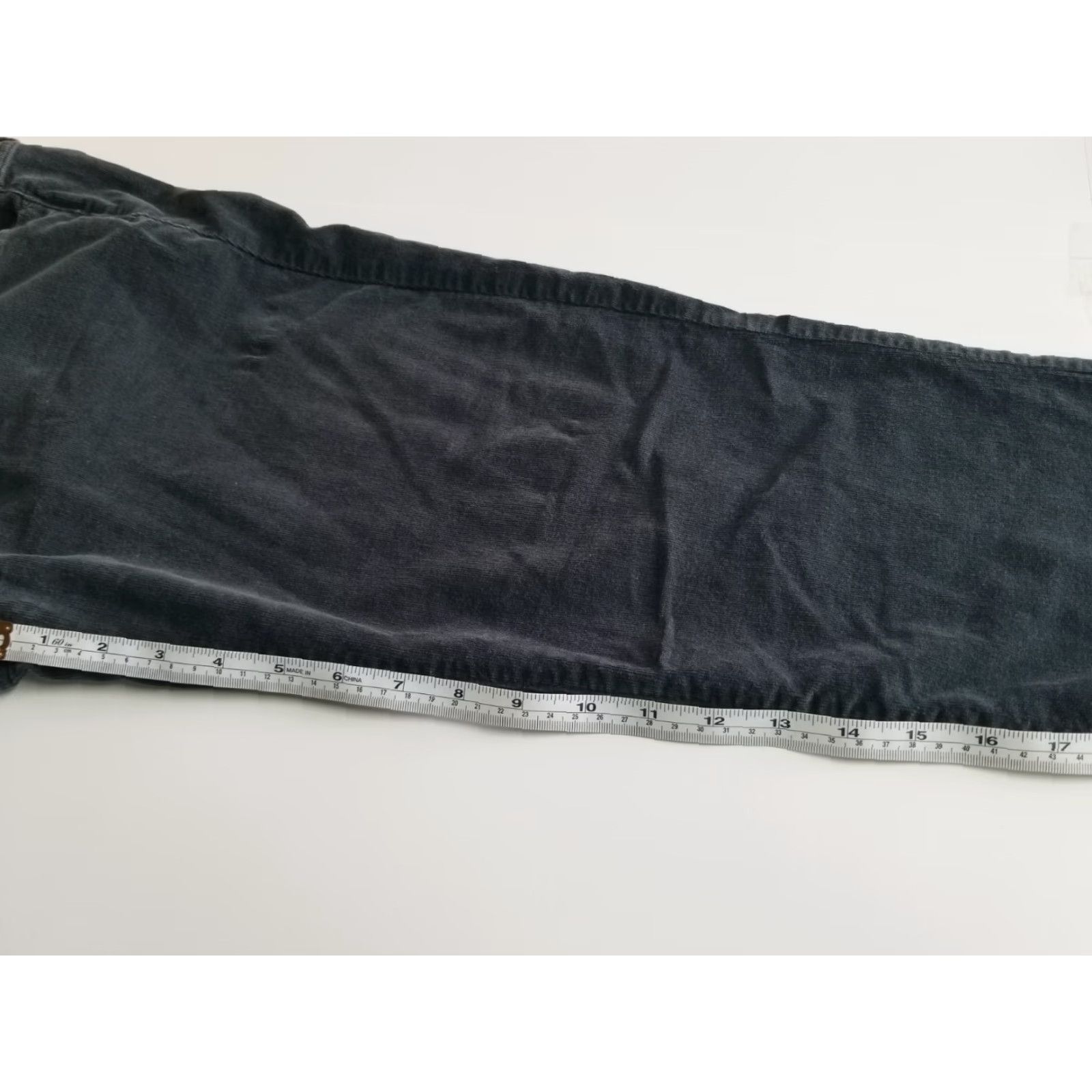 Calvin Klein Calvin Klein Women's Jeans Straight Corduroy Green Size 14 90s Button Dark Jeans Corduroy 100% Cotton Regular Women Size 36" / US 14 / IT 50 - 7 Thumbnail
