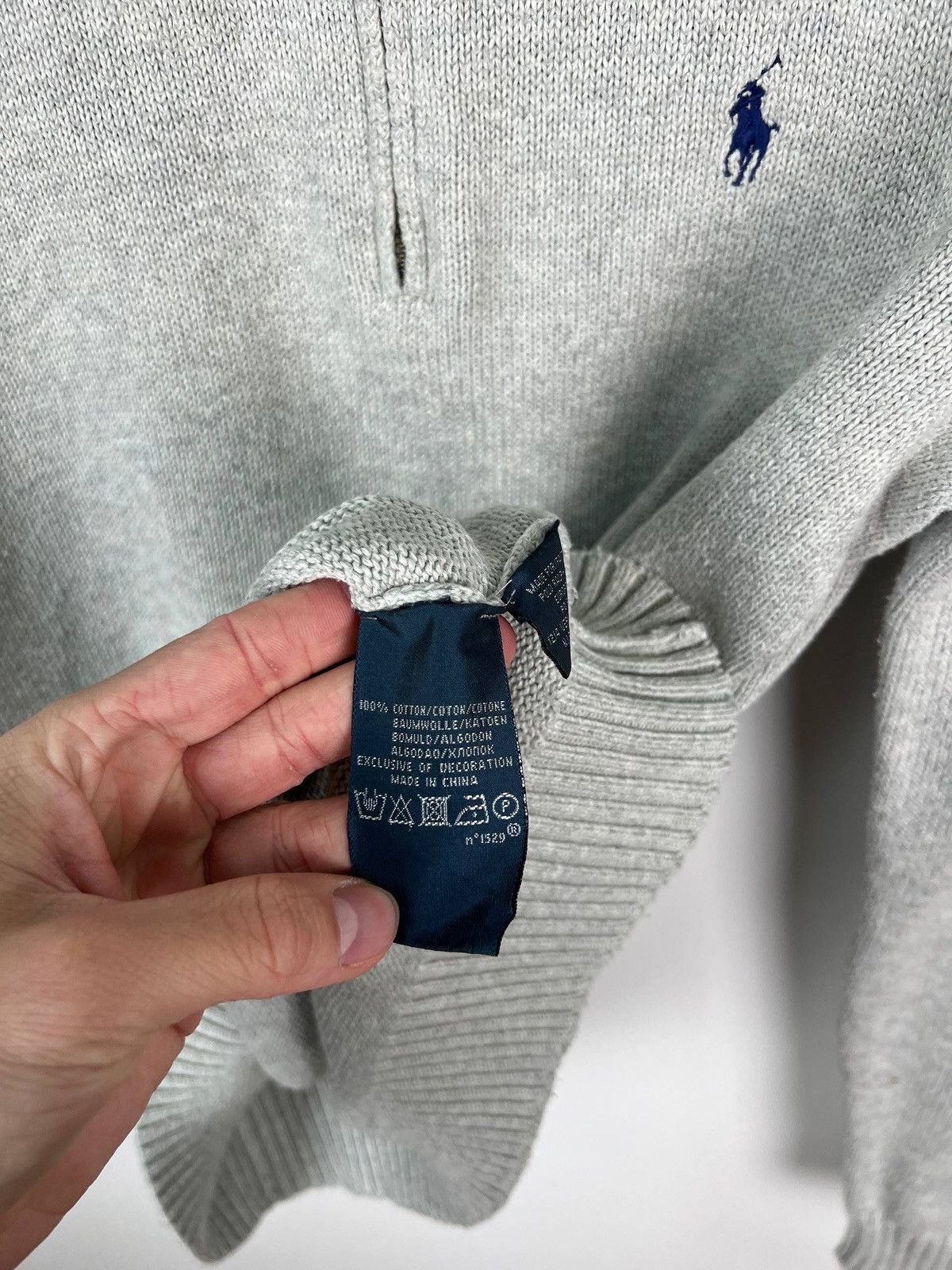 Polo Ralph Lauren Polo Ralph Lauren vintage 1/3 zip sweater size S Size US S / EU 44-46 / 1 - 5 Thumbnail