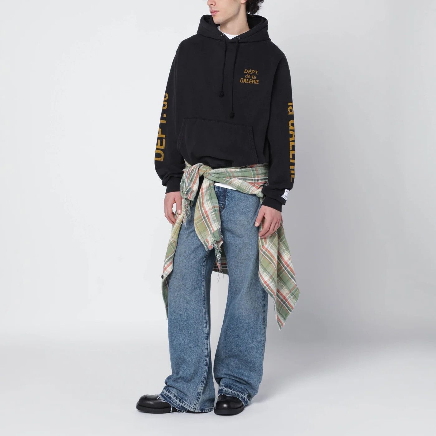 Gallery Dept. o1d2blof0426 Hoodie in Black Size US XXL / EU 58 / 5 - 2 Thumbnail
